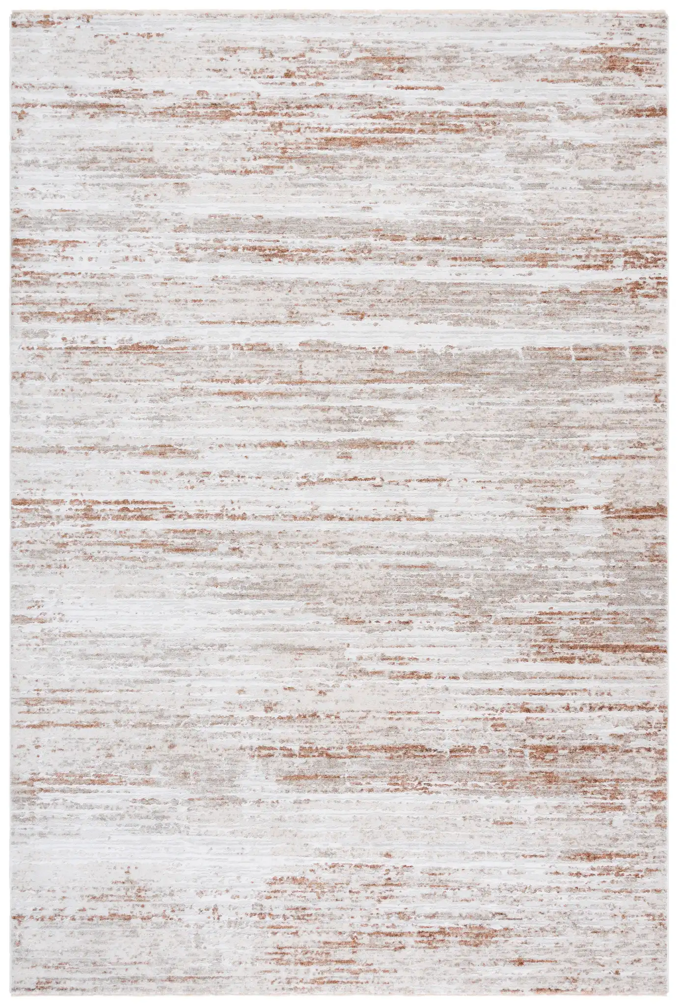 Kendal Modern Rug in Ivory / Gray Rust
