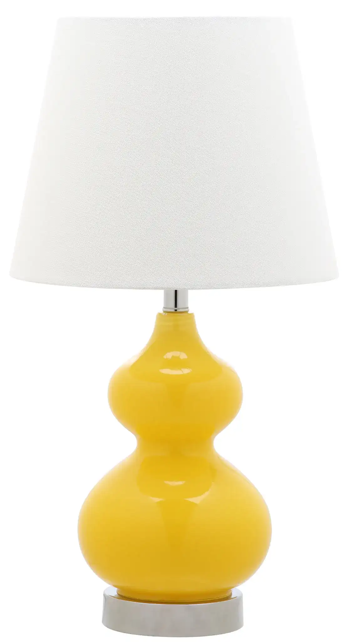 Eva Double Mini Table Lamp in Orange, detail view