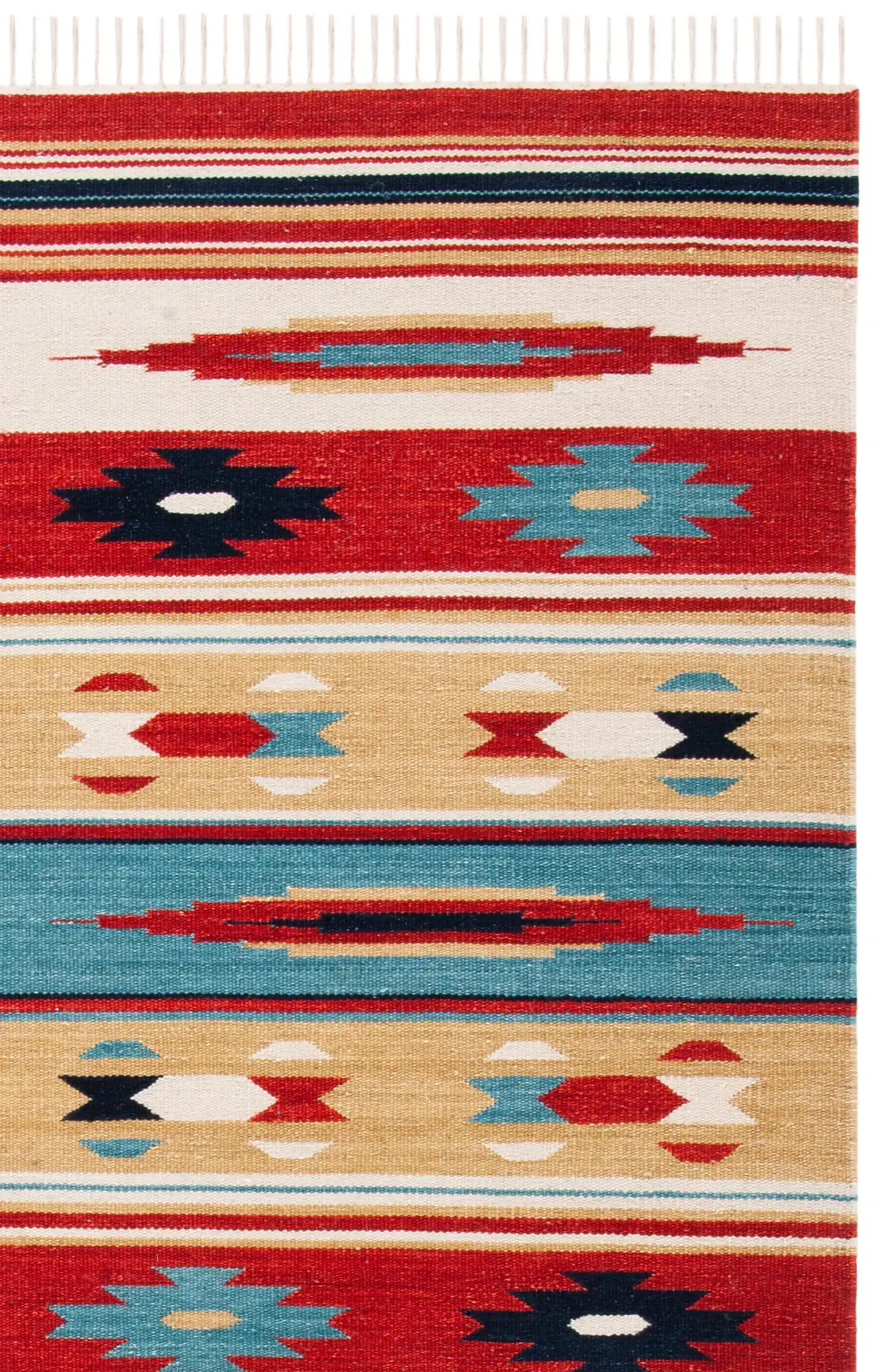 Beige / Red