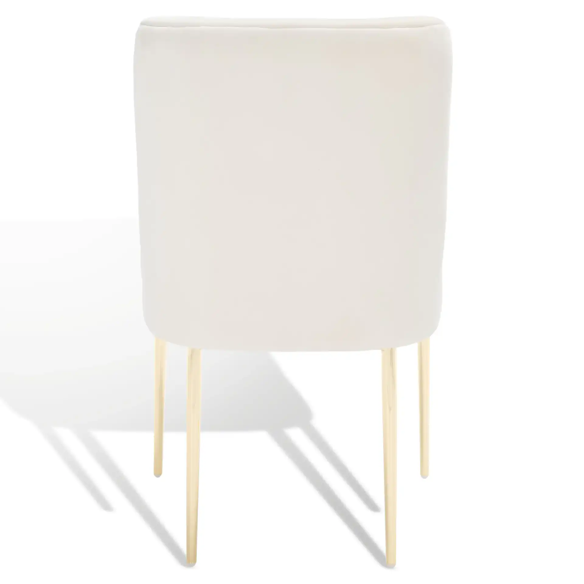 Nolita Dining Chair in Mustard / Brass, detail view