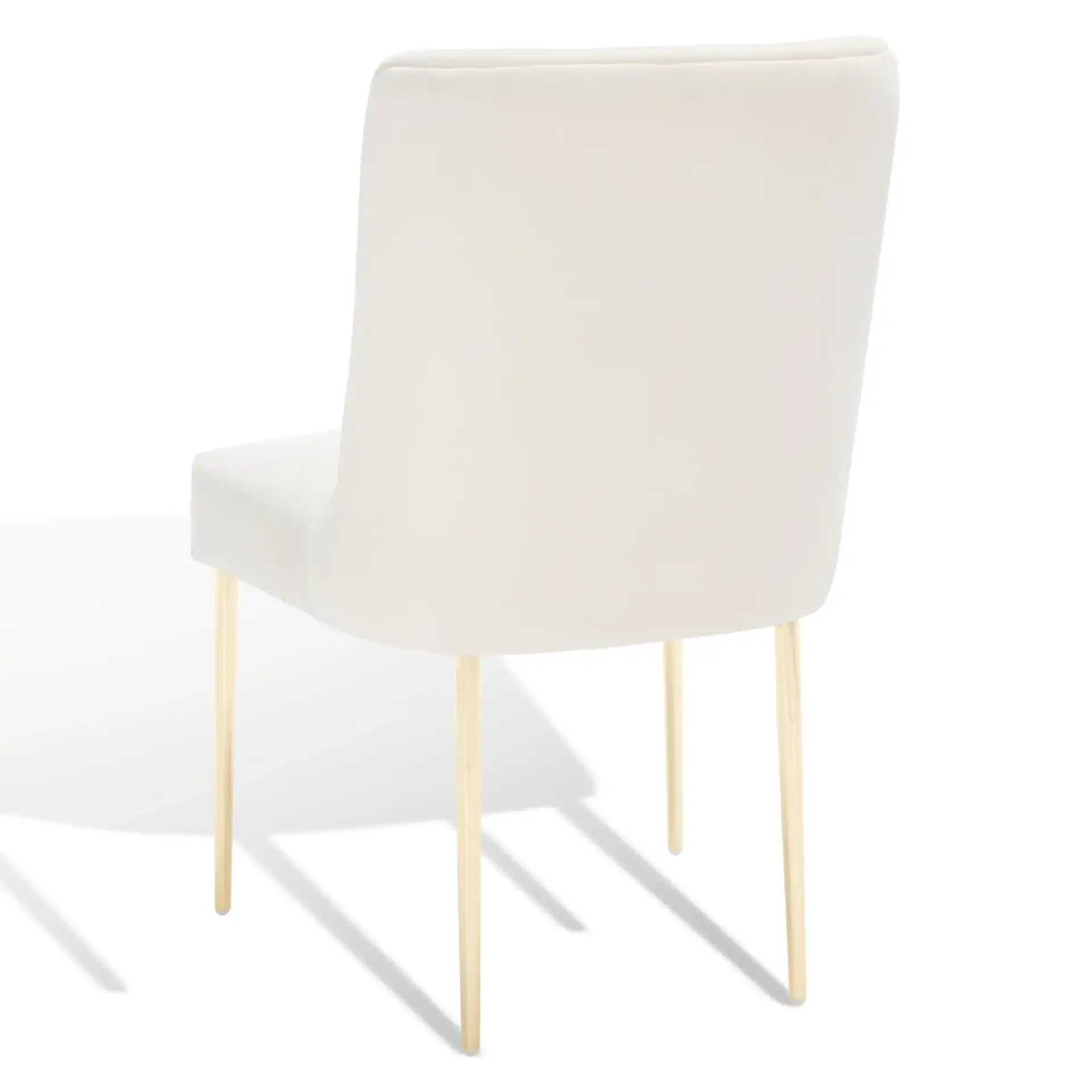 Nolita Dining Chair in Mustard / Brass, detail view