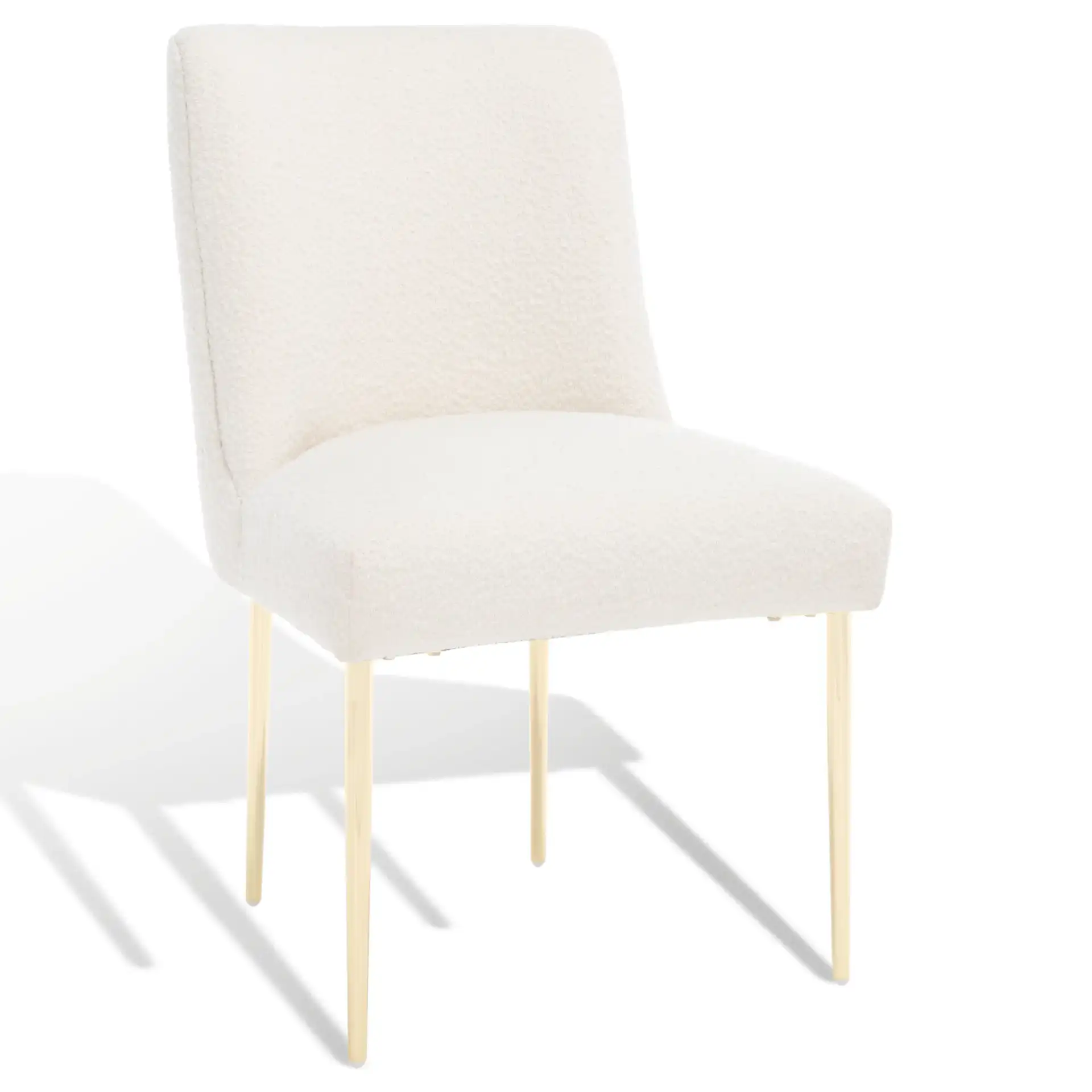 Nolita Dining Chair in Mustard / Brass, detail view