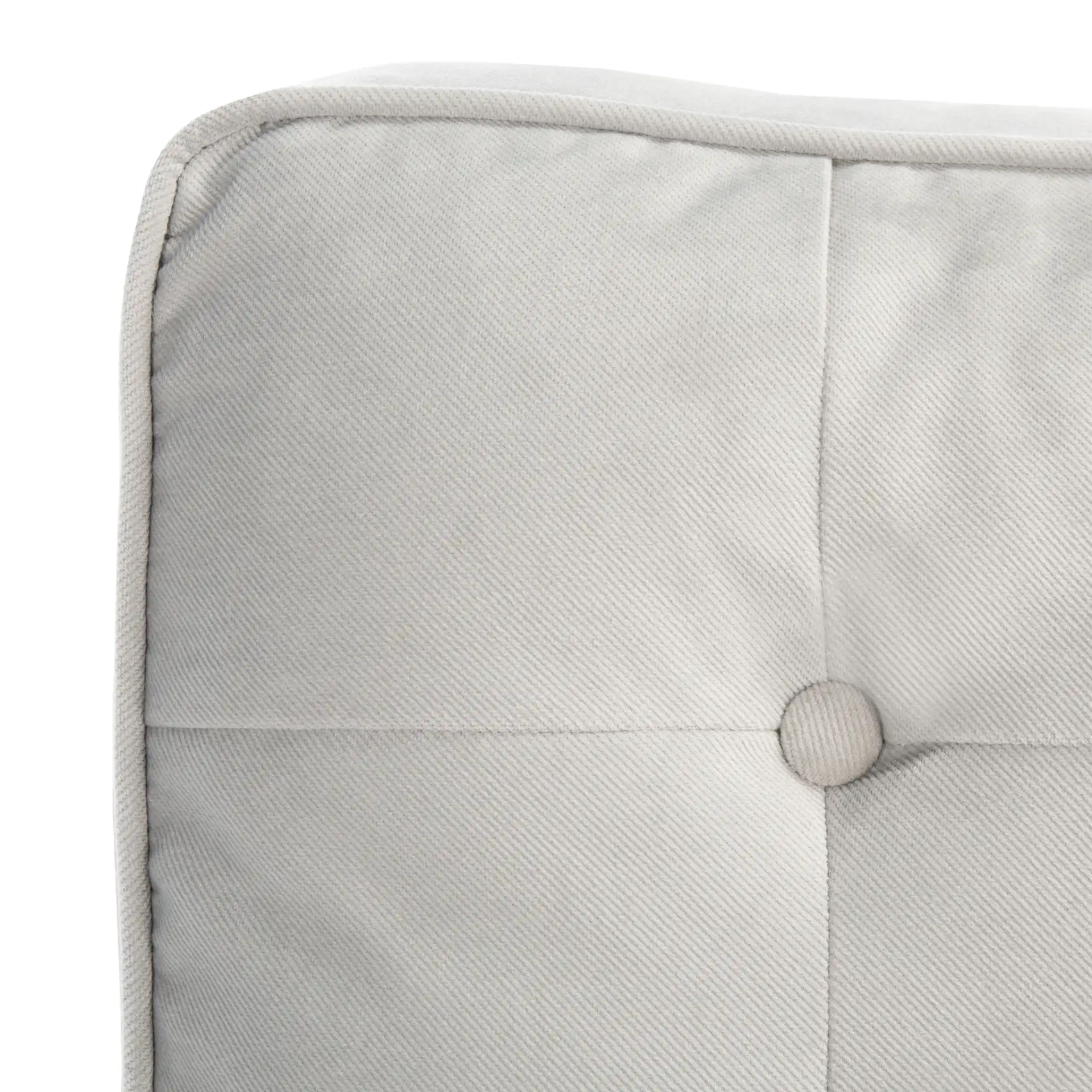 Leona Tufted Recliner in Light Brown in a styled room