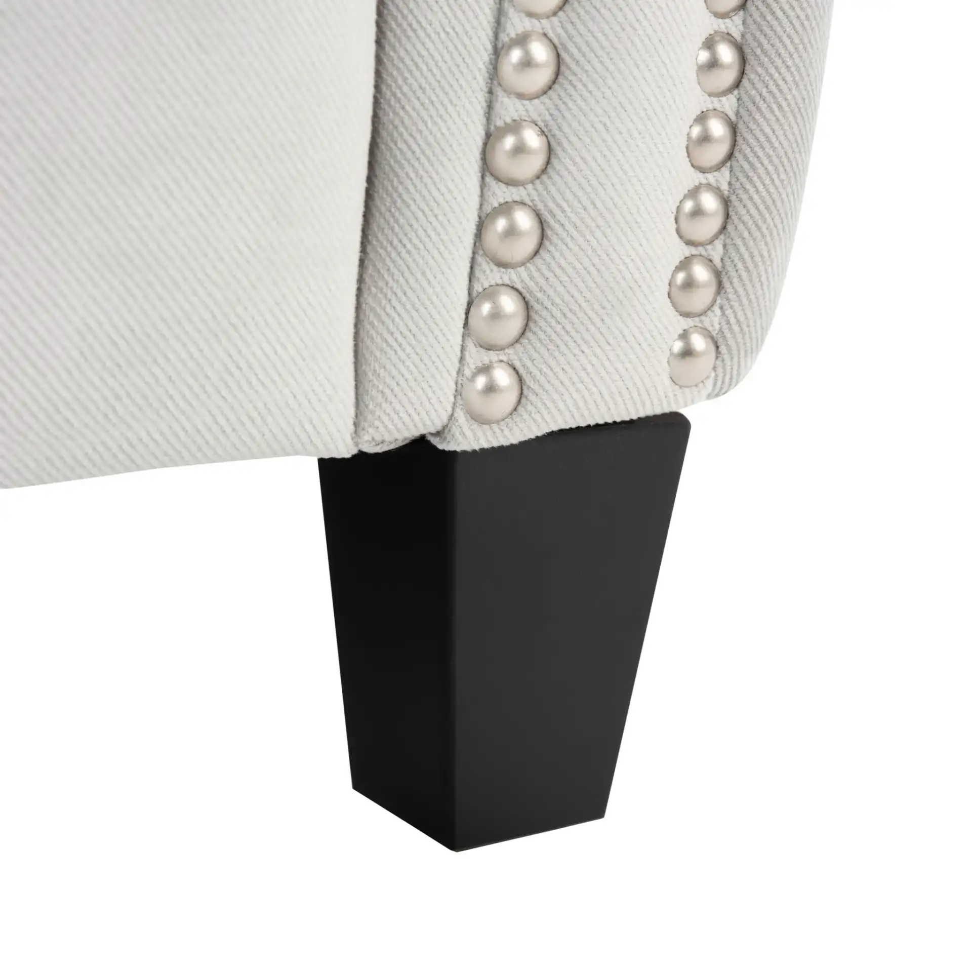 Leona Tufted Recliner in Light Brown, detail view