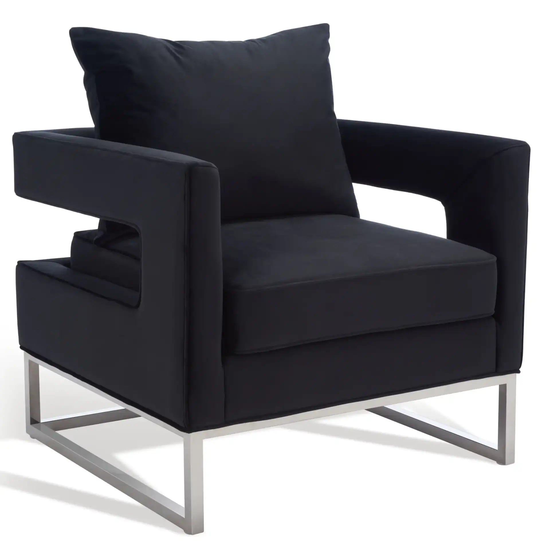 Olivya Club Chair in Black
