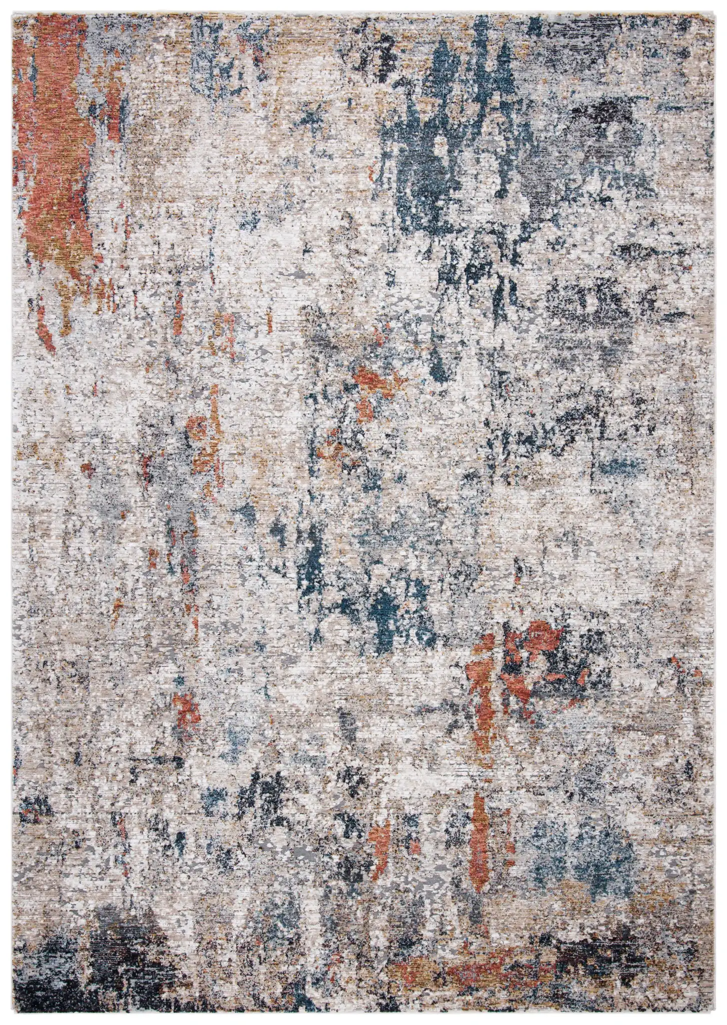 Limitee Abstract Rug in Beige