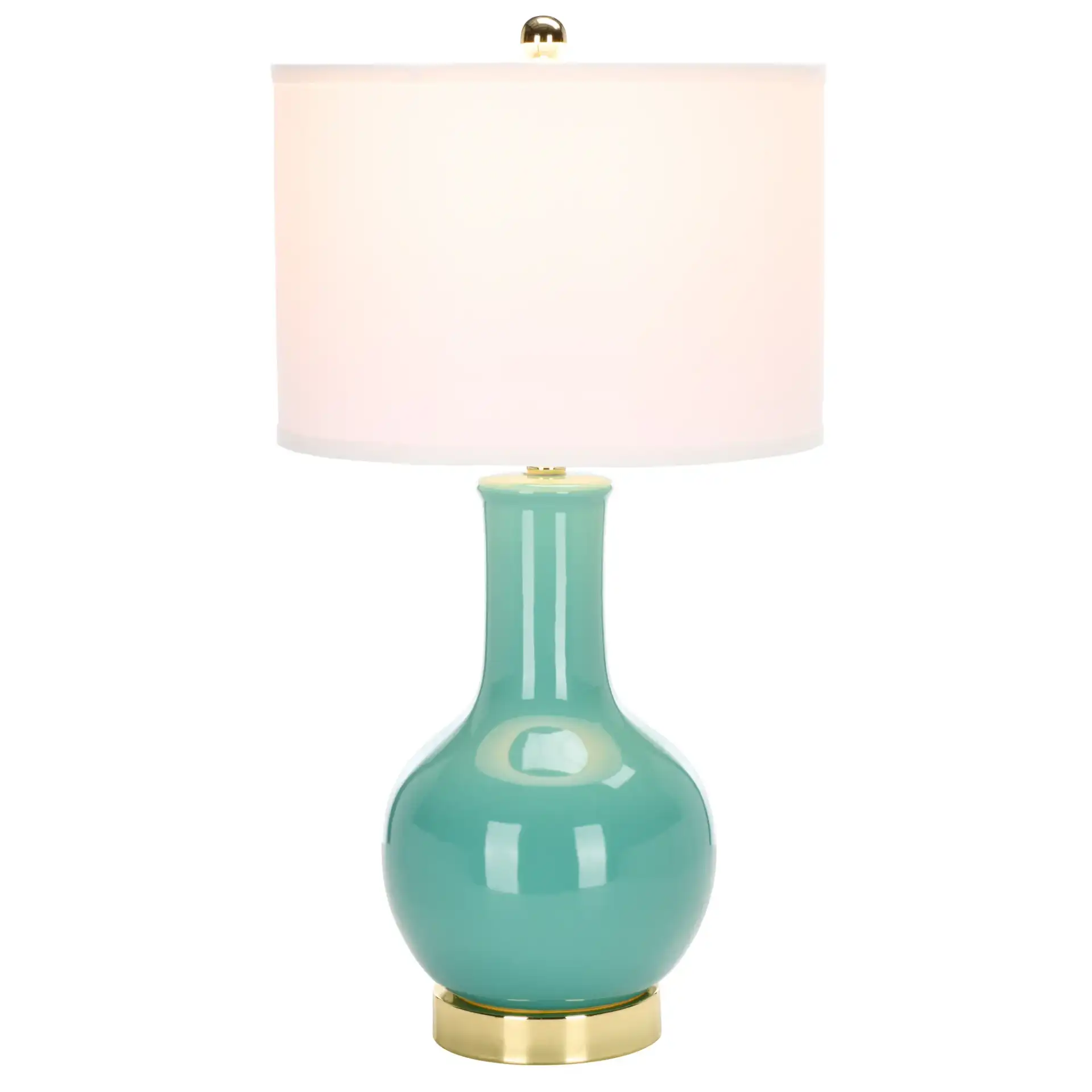 Ceramic Paris Lamp in Emerald