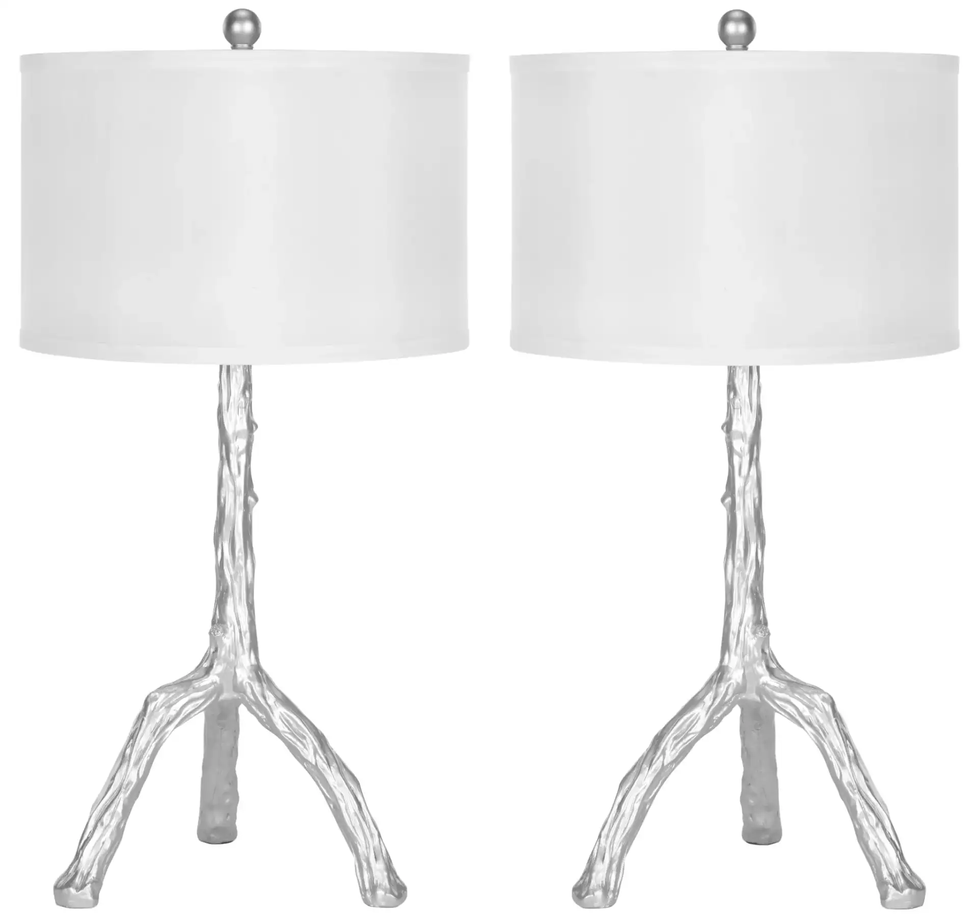 Branch Table Lamp (Set Of 2) in Silver