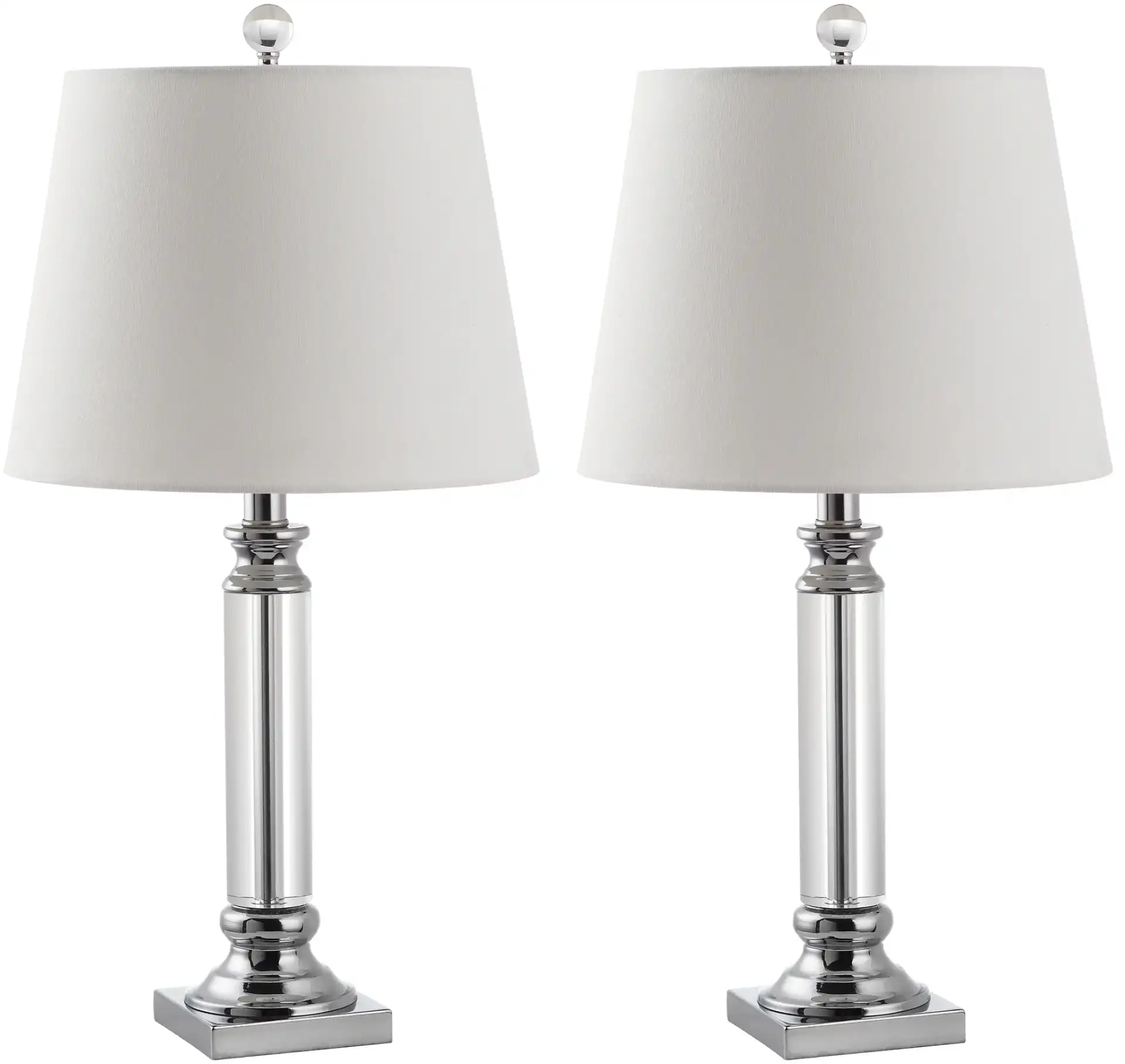 Zara Crystal Table Lamp (Set Of 2) in Clear