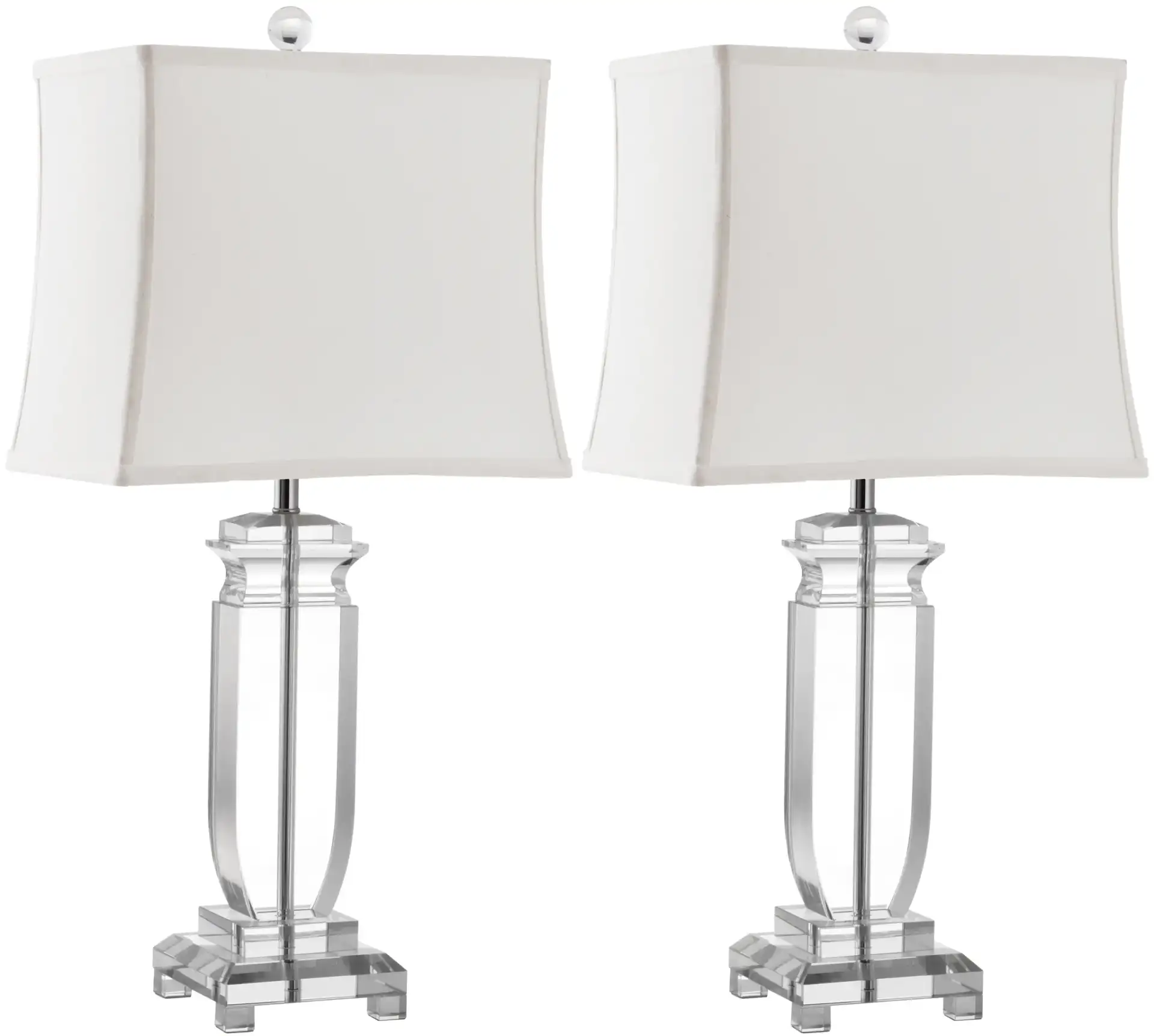 Olympia Crystal Table Lamp (Set Of 2) in Crystal