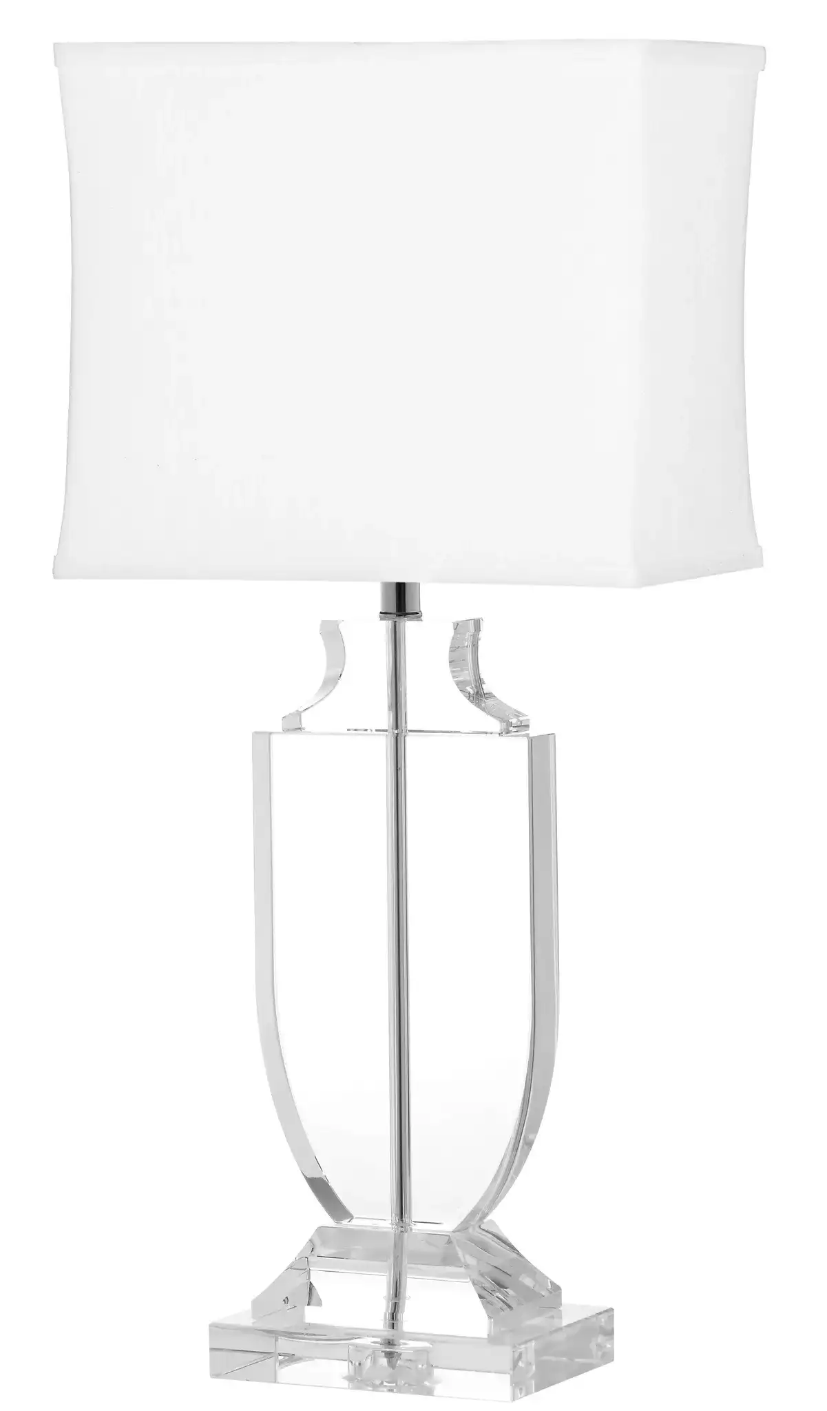 Deirdre Crystal Urn Lamp in Clear, detail view