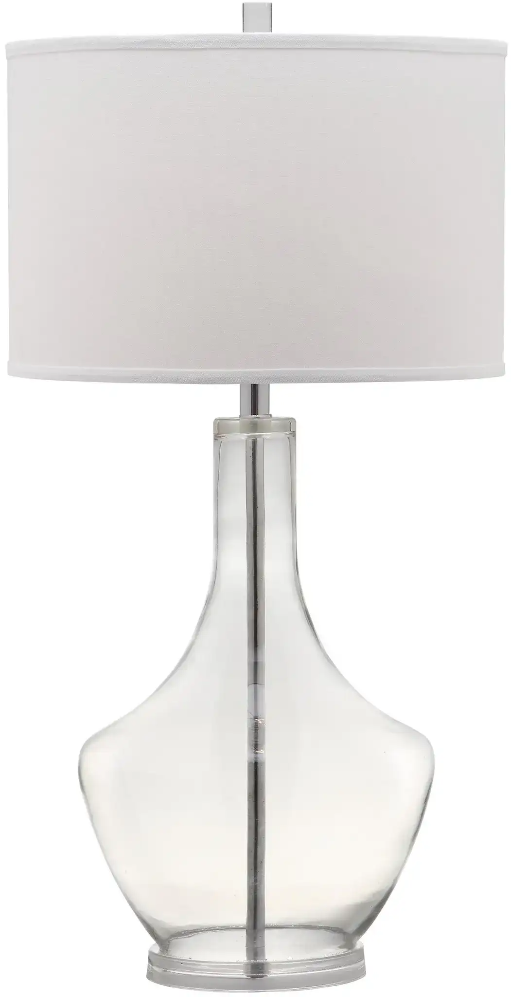 Mercury Table Lamp in Silver, detail view