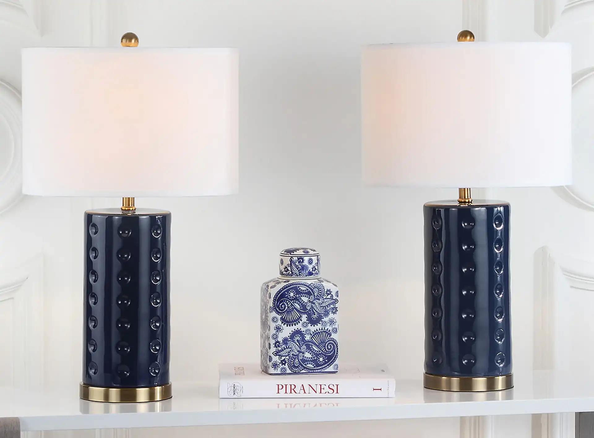 Roxanne Table Lamp (Set Of 2) in Orange