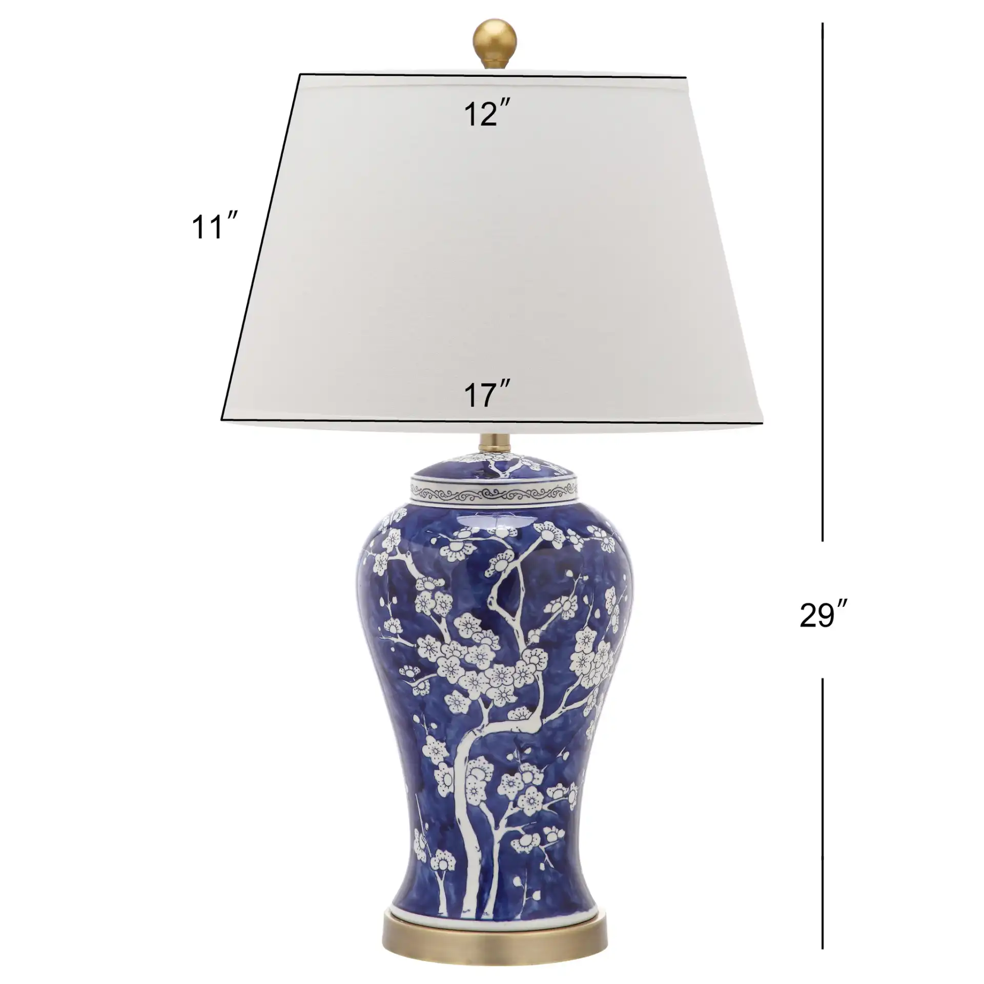 Spring Blossom Table Lamp (Set Of 2) in Multicolor, detail view