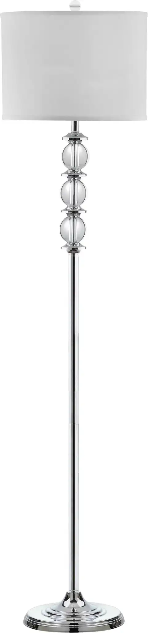 Riga Floor Lamp in Crystal, detail view