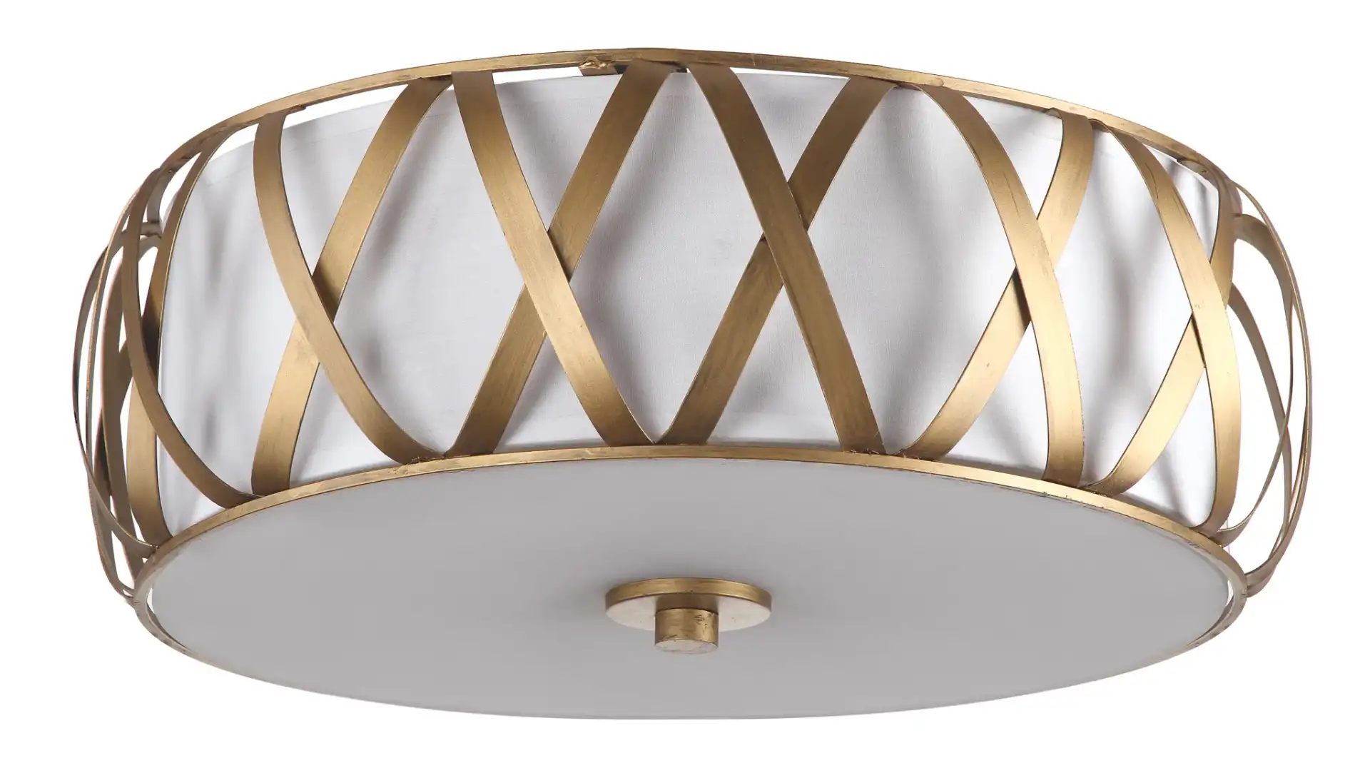 Charing Cross Ceiling Light in Antique Gold, detail view