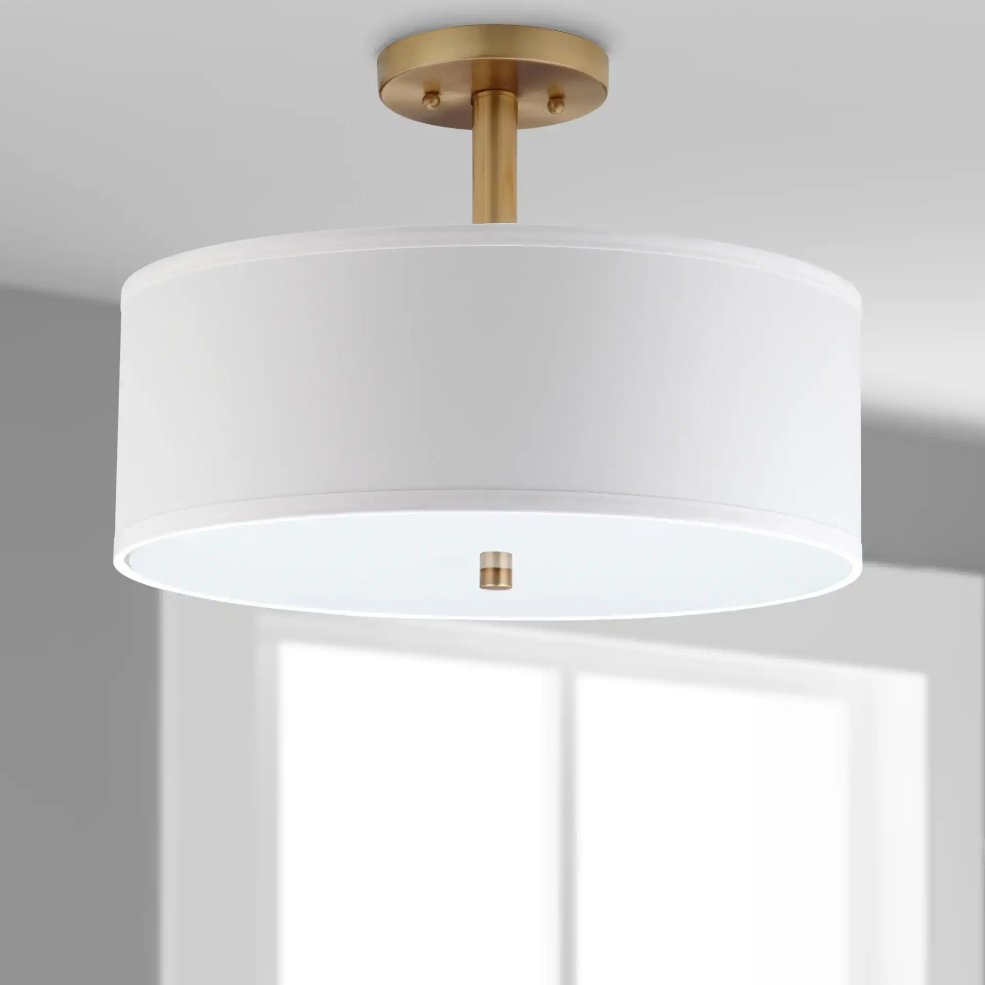 Clara Ceiling Light in Gold in a styled room