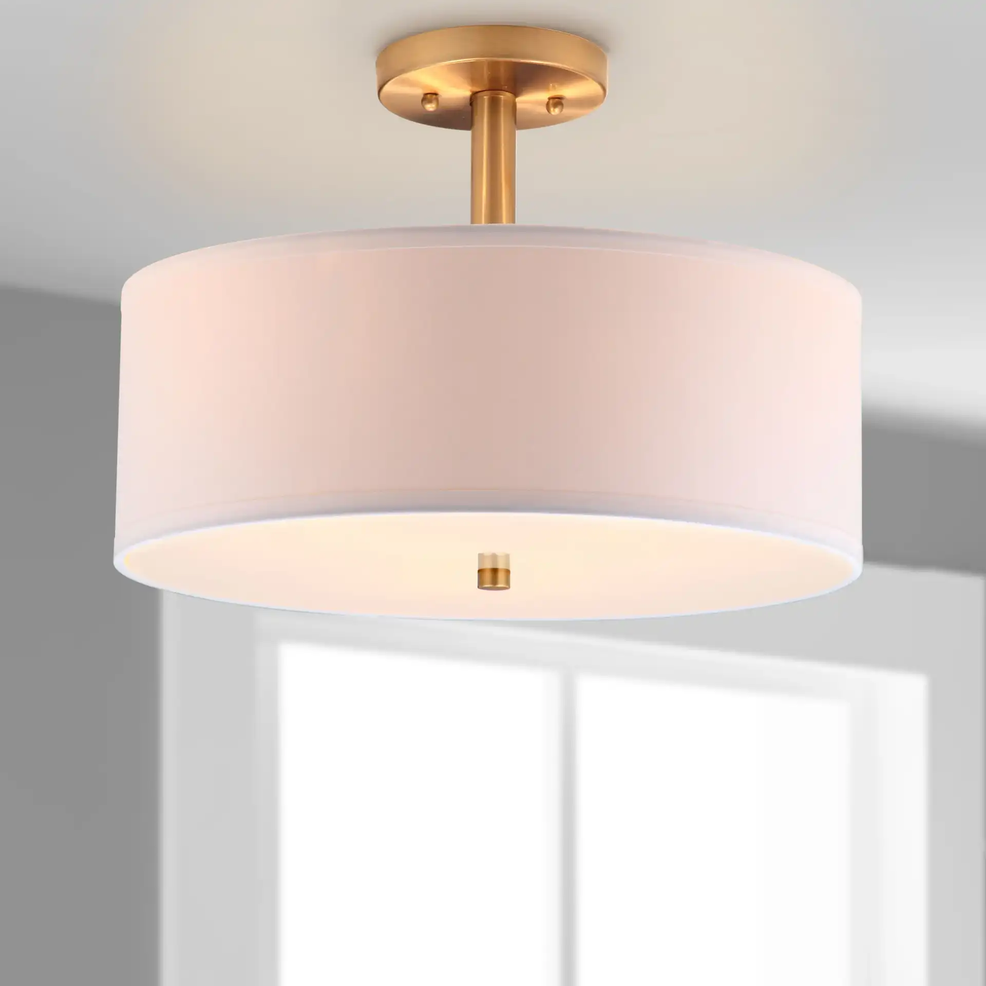 Clara Ceiling Light in Gold in a styled room