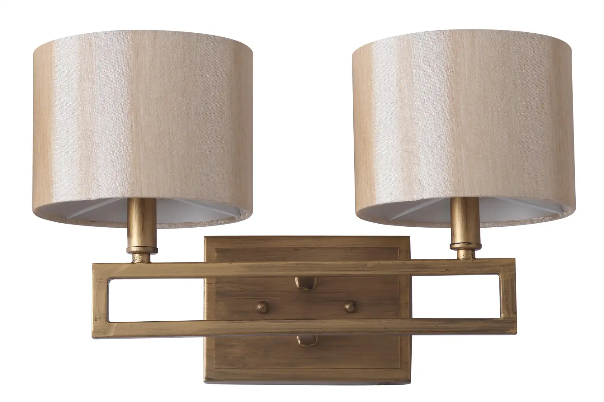 Catena Double Sconce in Gold, detail view