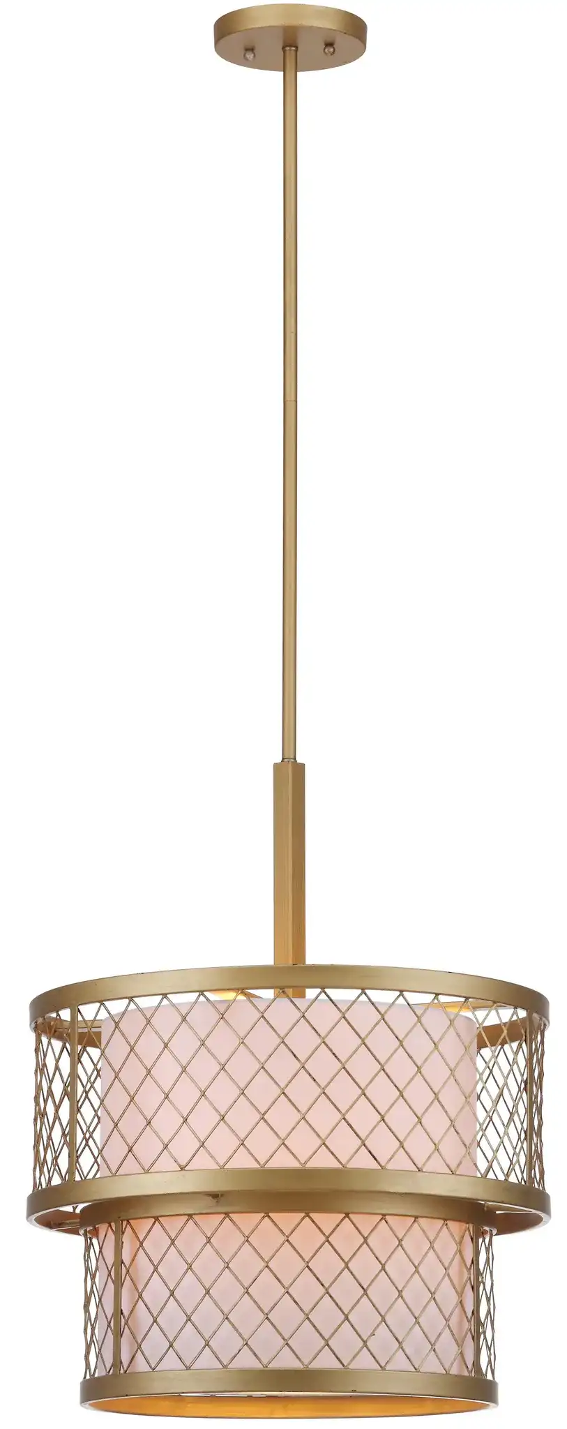 Evie Mesh Pendant Light in Gold