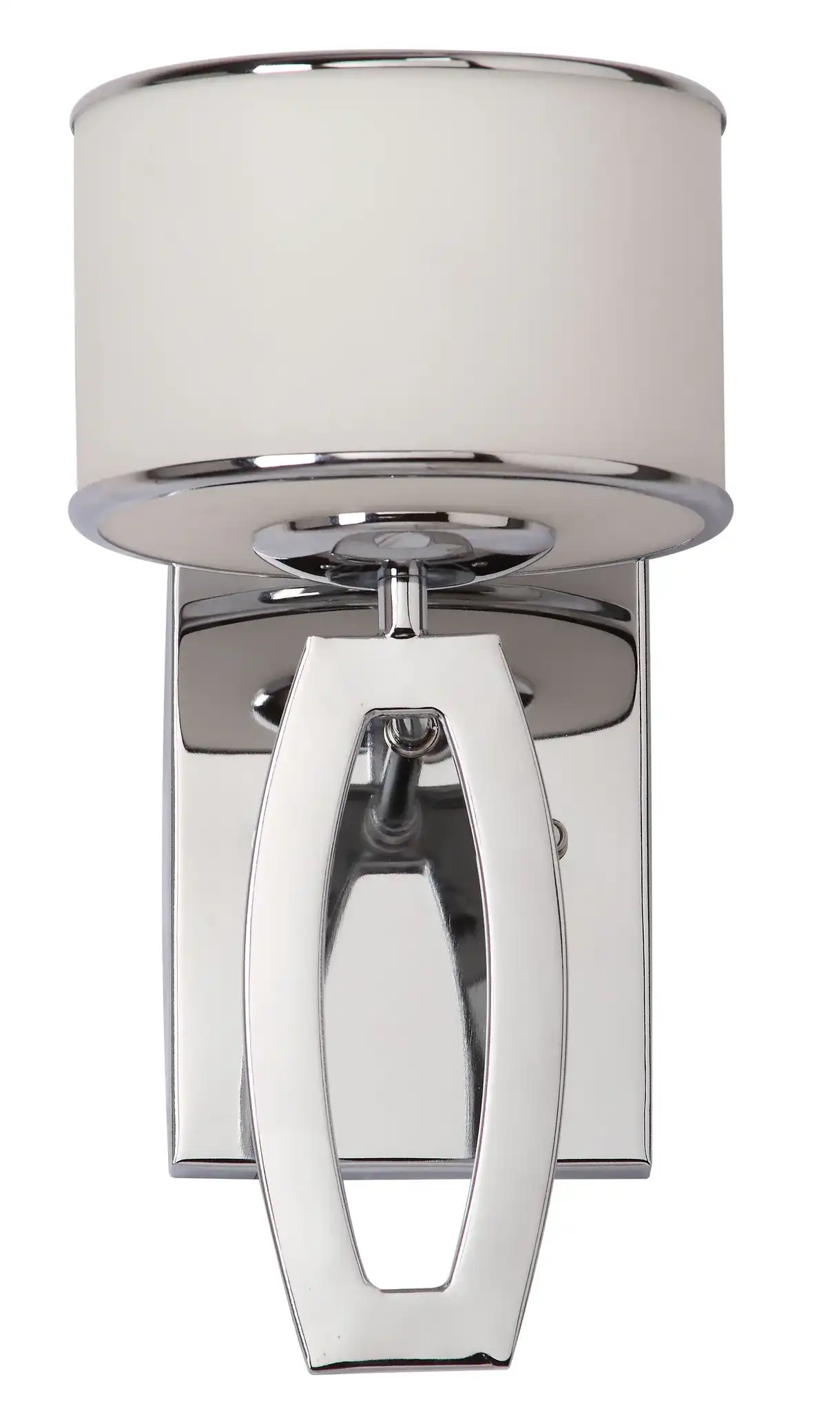 Lenora Drum Sconce (Set Of 2) in Chrome, detail view