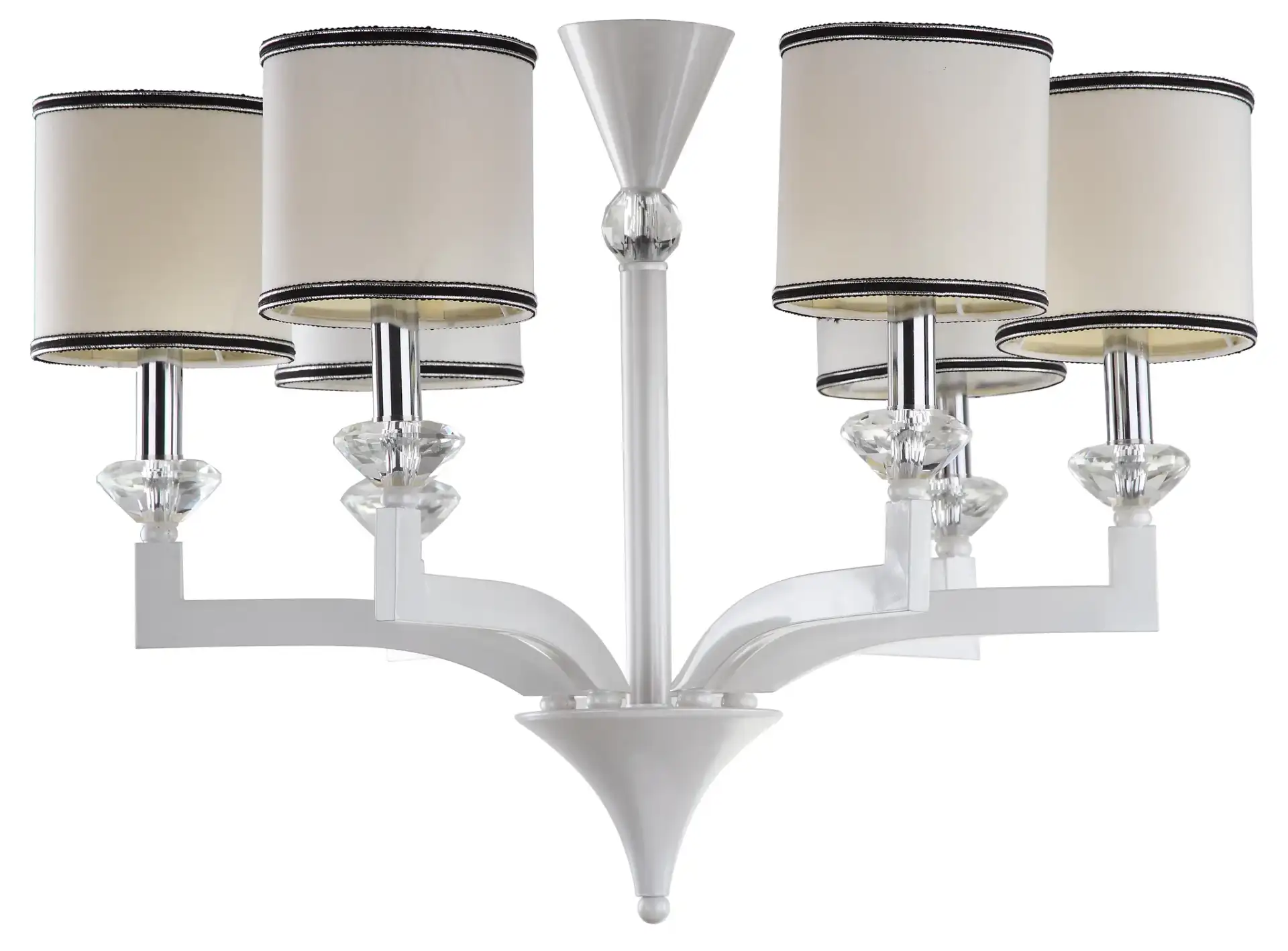 Erin Chandelier in Pearl White, detail view