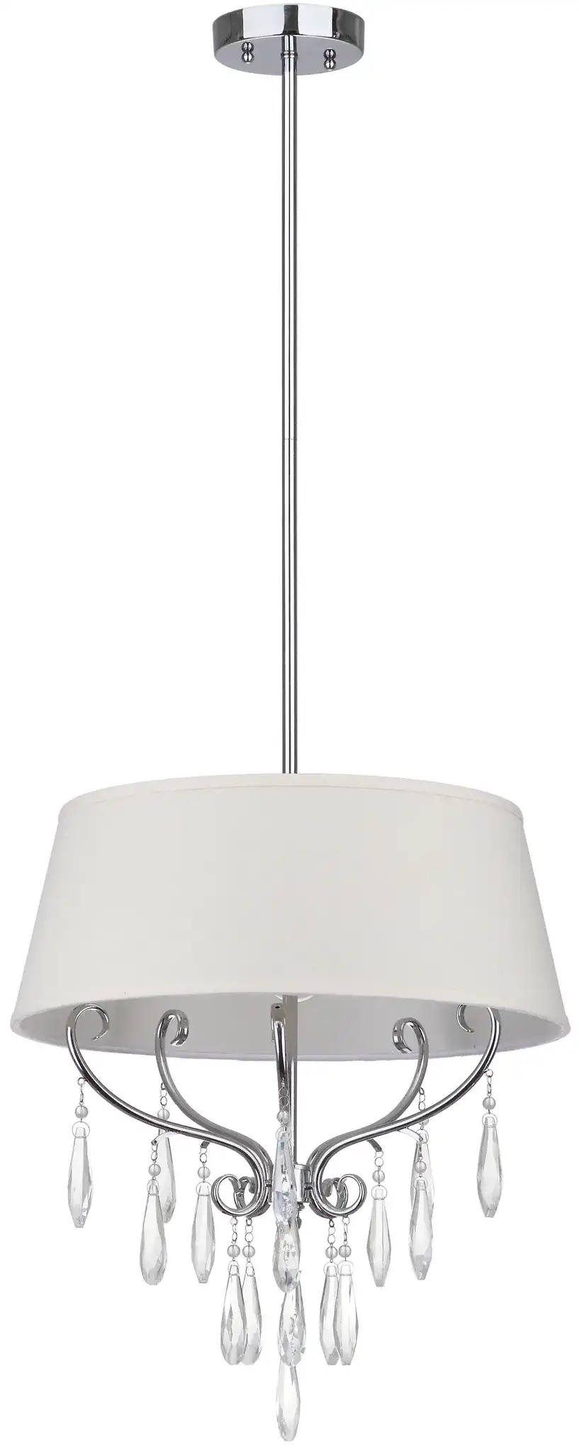 Waltz Pendant Light in Silver, detail view