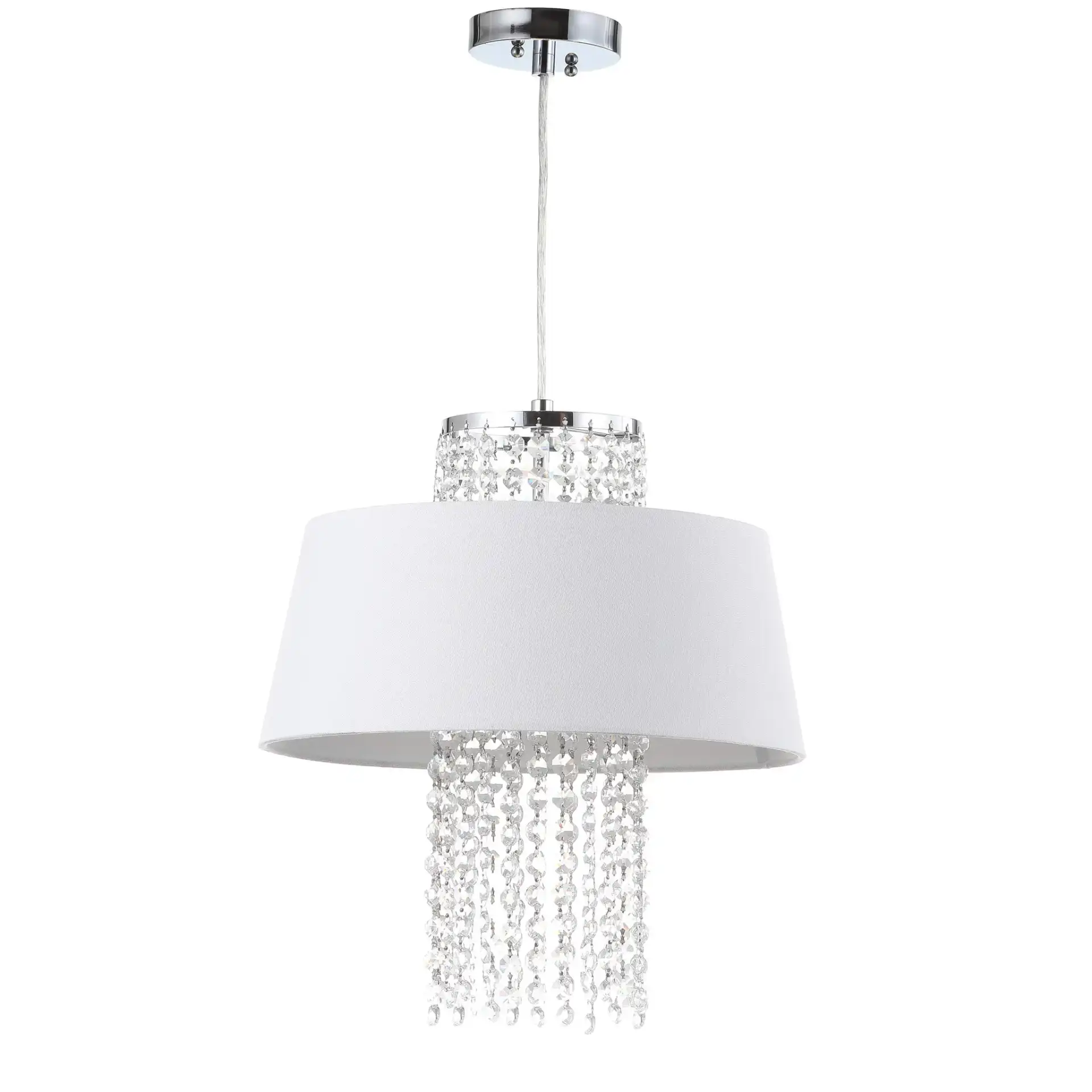 Cadenza Pendant Light in Chrome, detail view