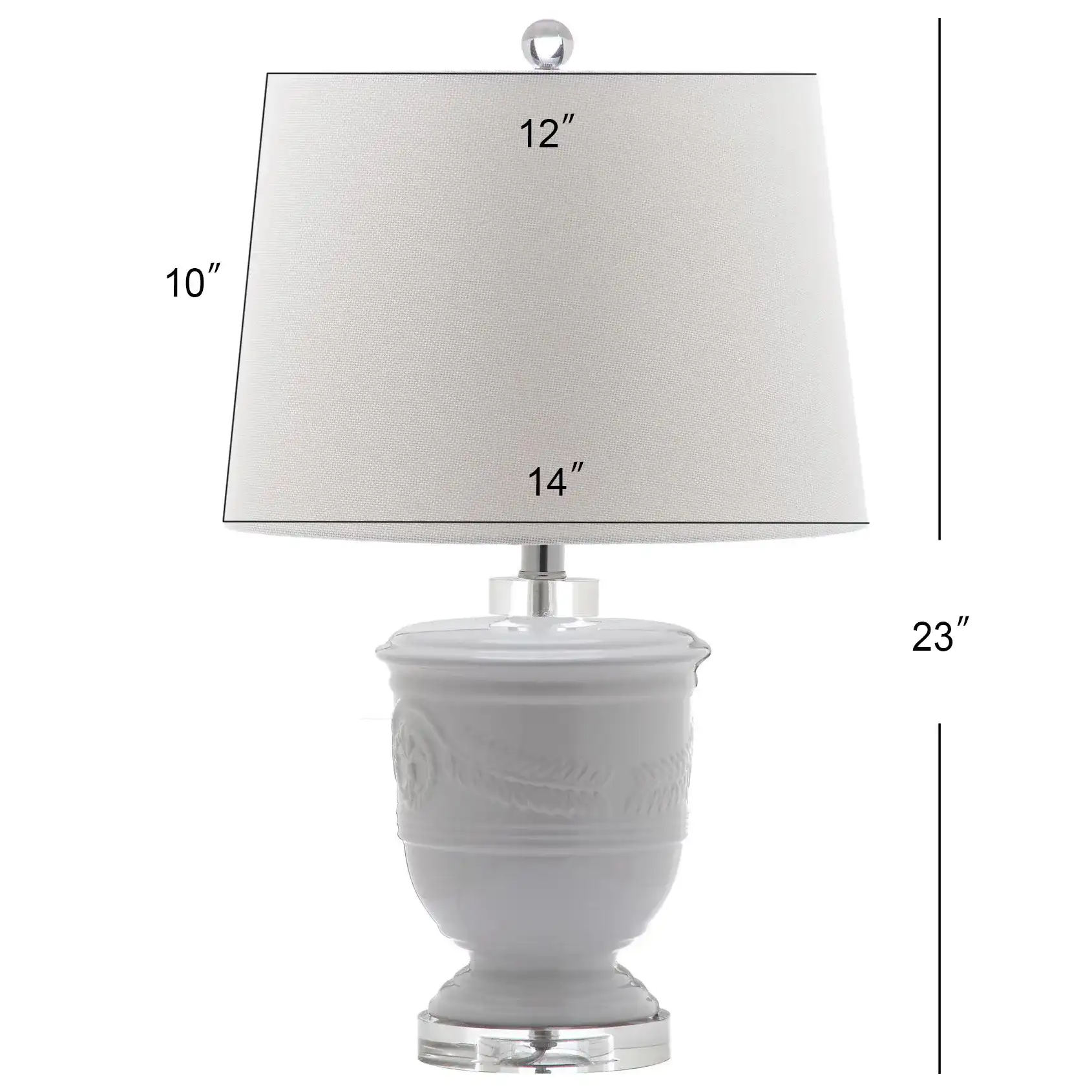 Shoal Table Lamp (Set Of 2) in White, detail view