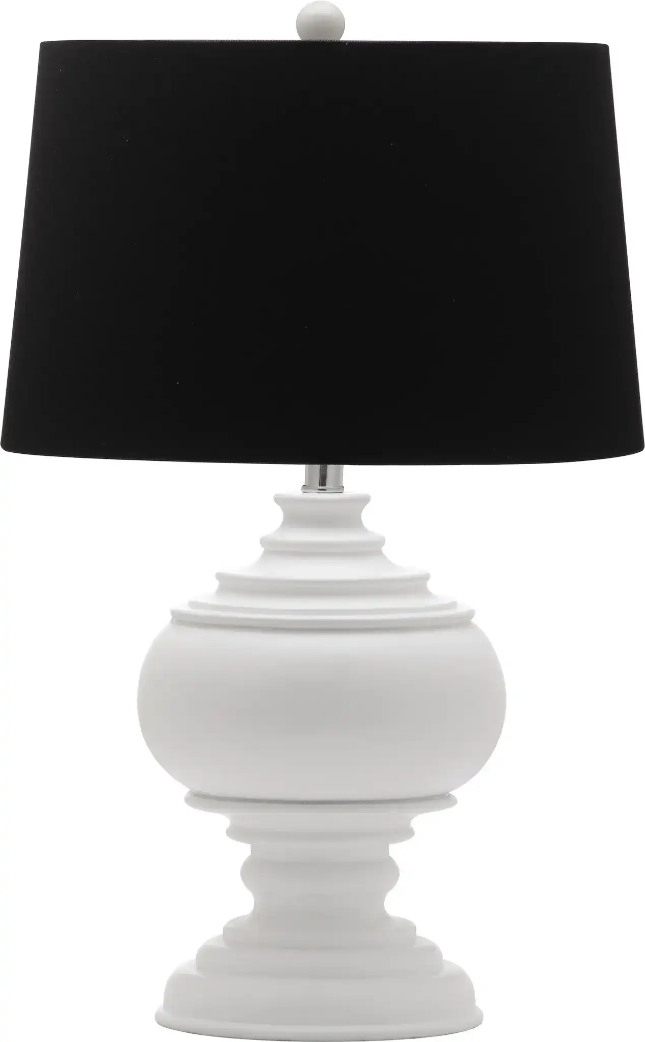 Callaway Table Lamp in Cream / Black, detail view