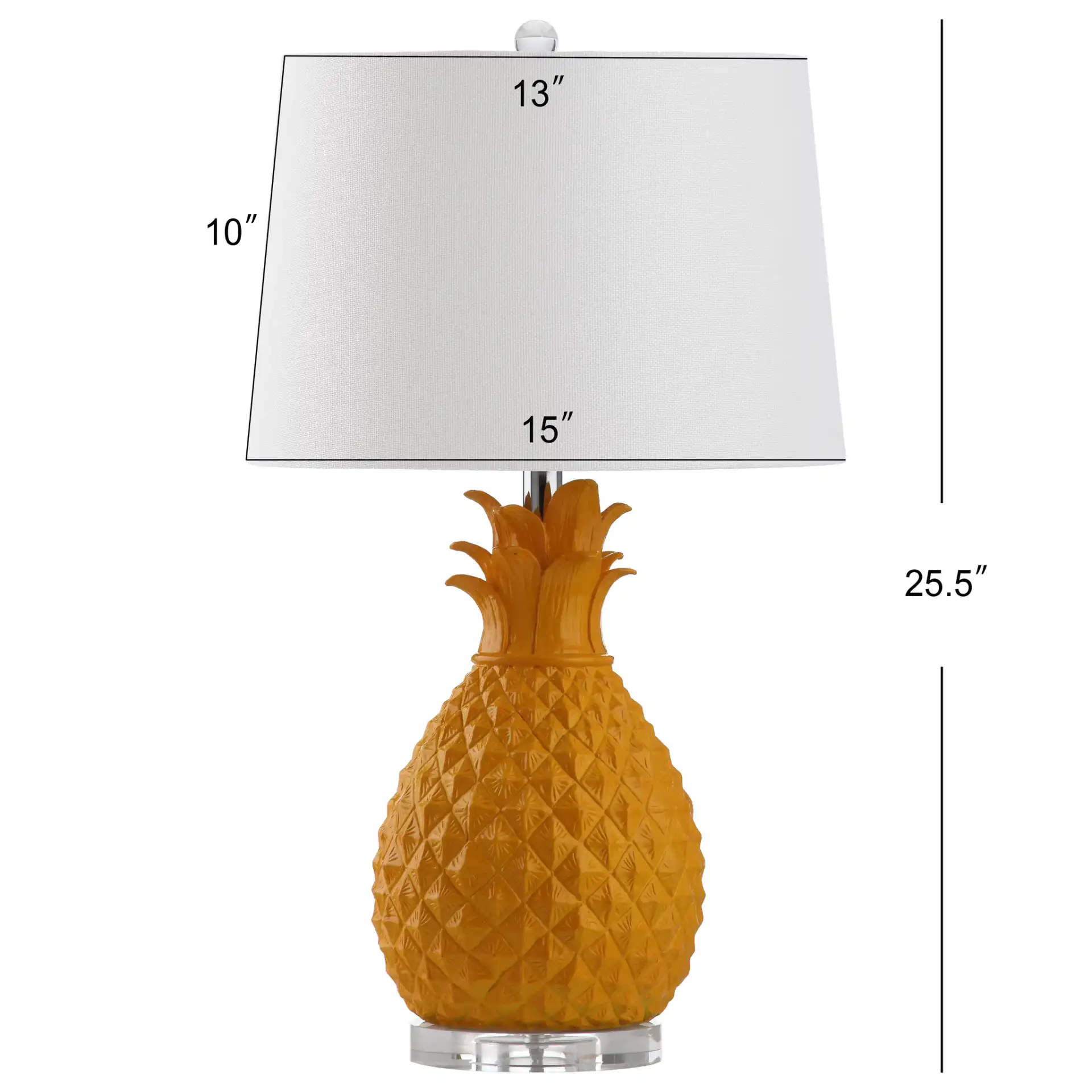 Kelly Table Lamp (Set Of 2) in Yellow, detail view