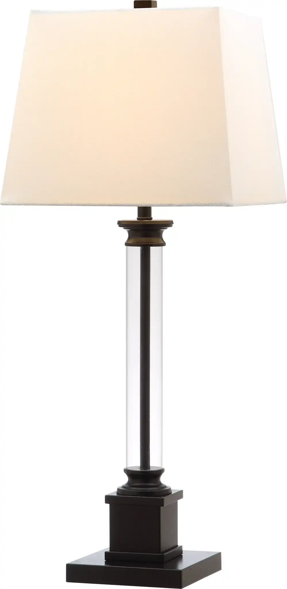 Davis Table Lamp (Set Of 2) in Clear / Black