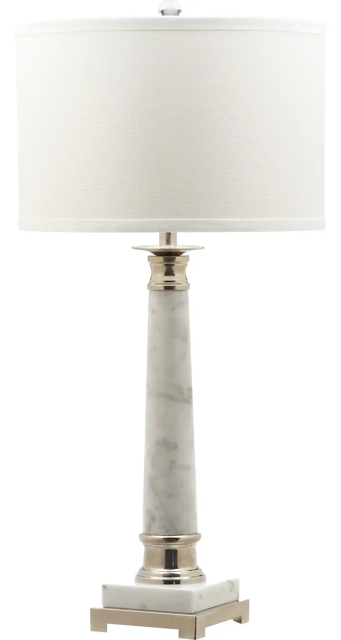 Colleen Table Lamp (Set of 2) in White, detail view
