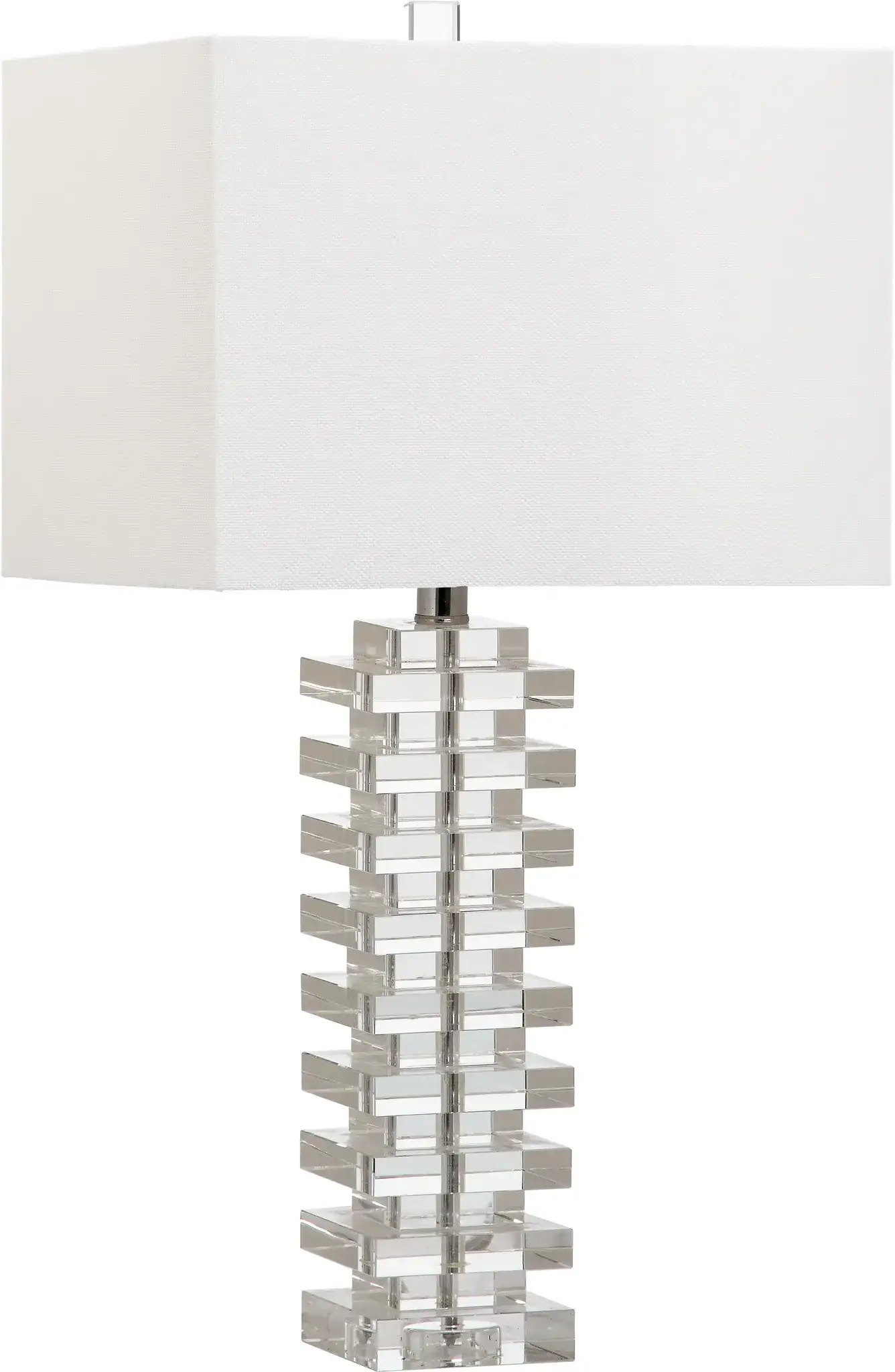 Swift Table Lamp in Clear, detail view