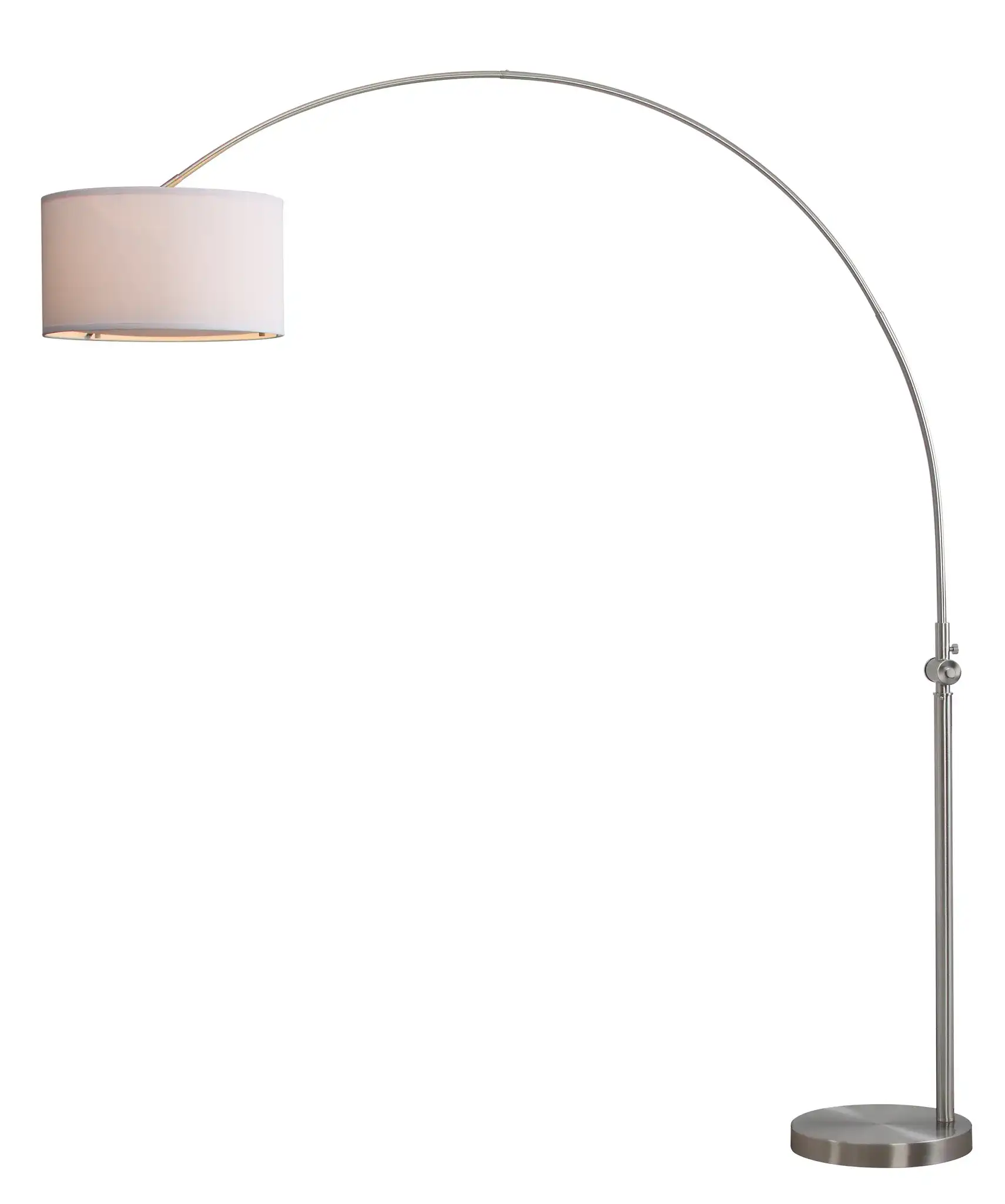 Ascella Arc Floor Lamp in Nickel