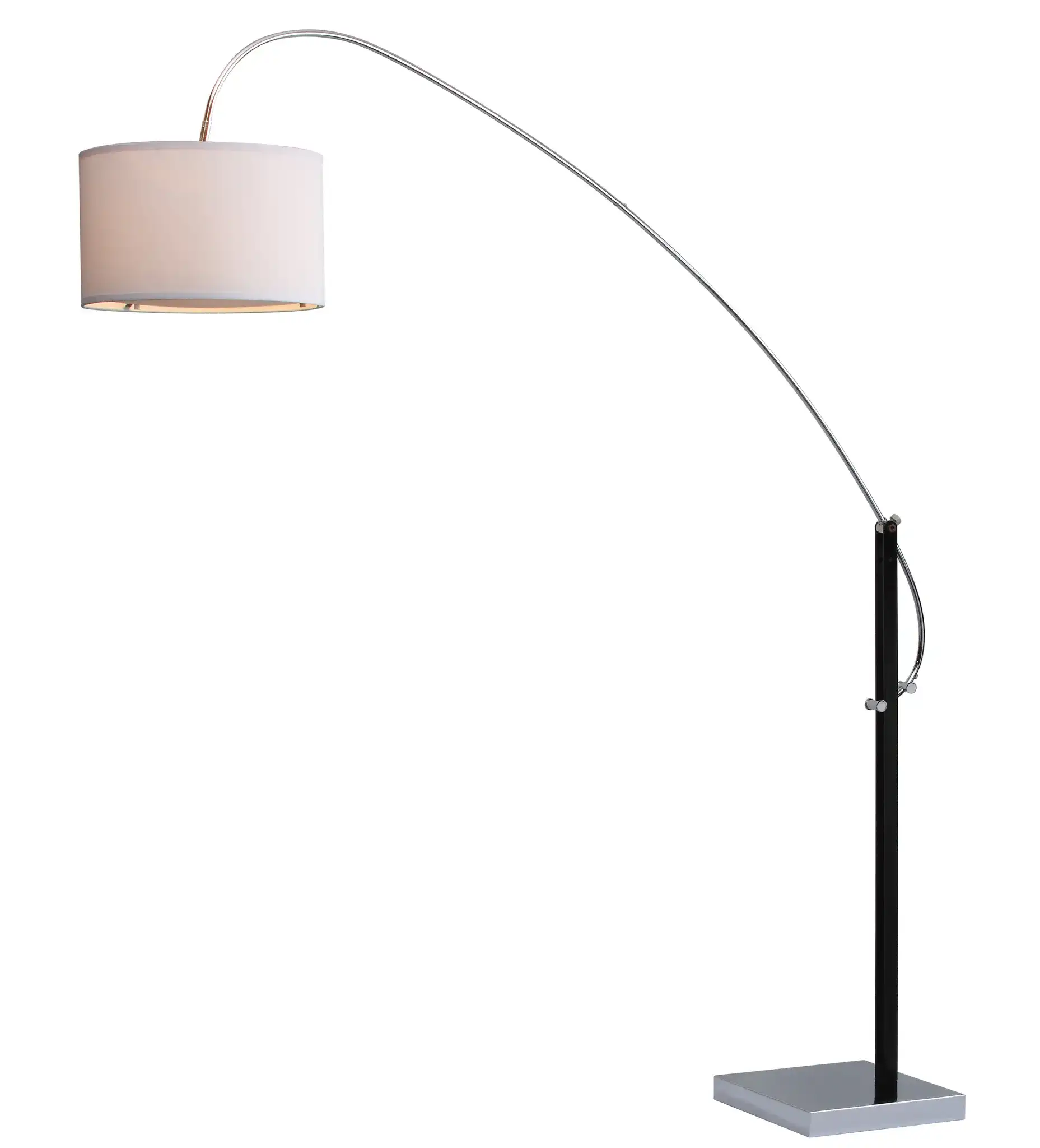 Lyra Arc Floor Lamp in Chrome