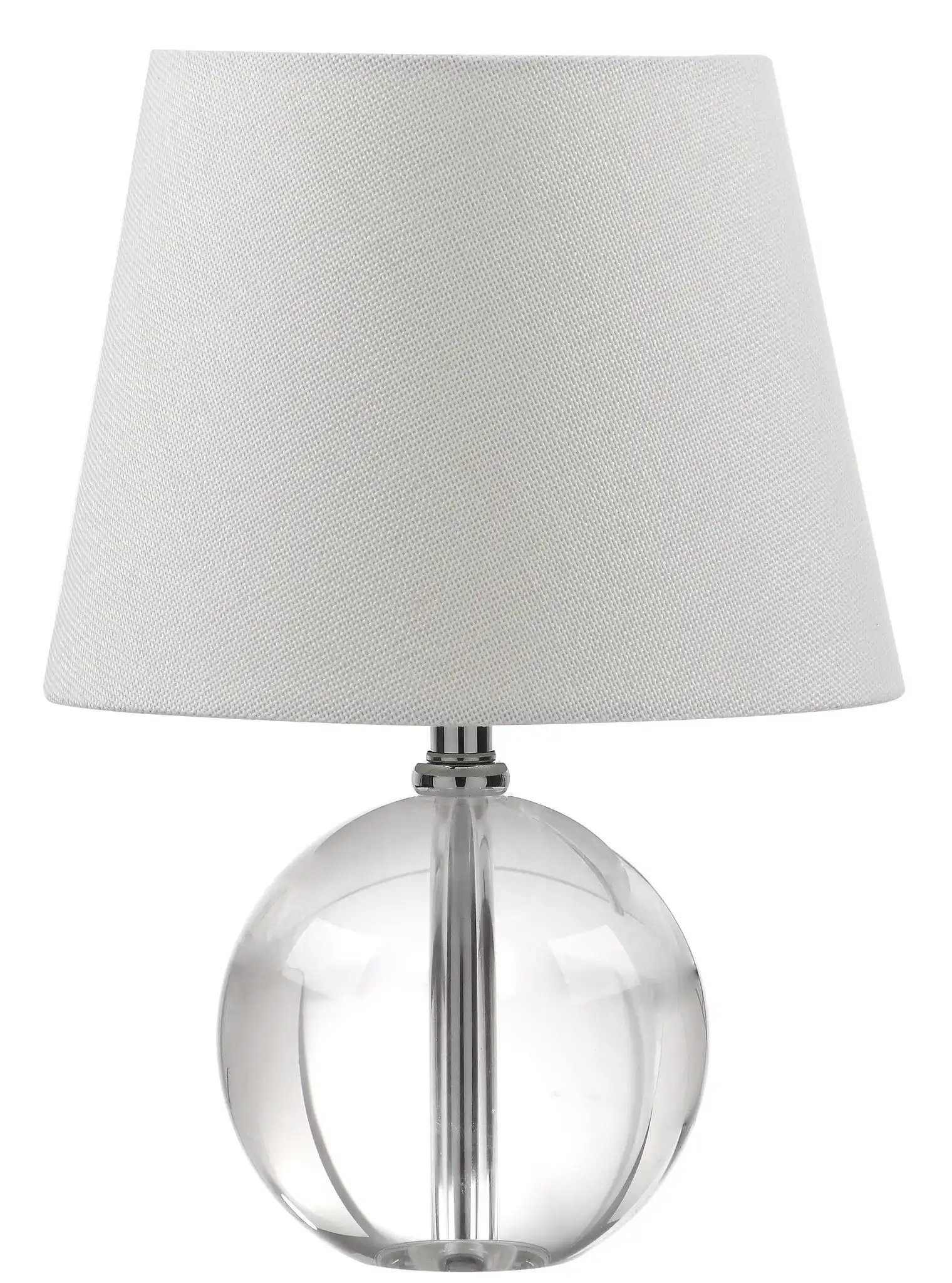 Mable Table Lamp in Clear / Off-White, detail view