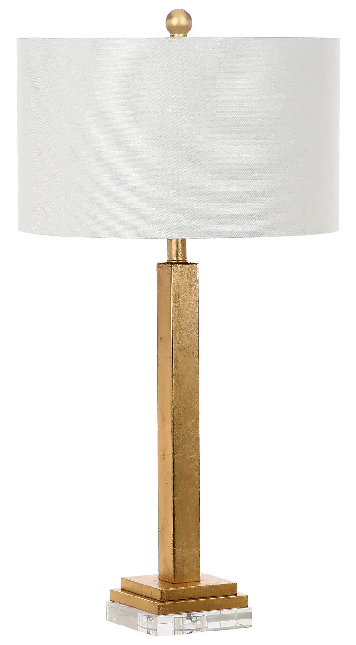 Perri Table Lamp (Set Of 2) in Gold / Off-White, detail view
