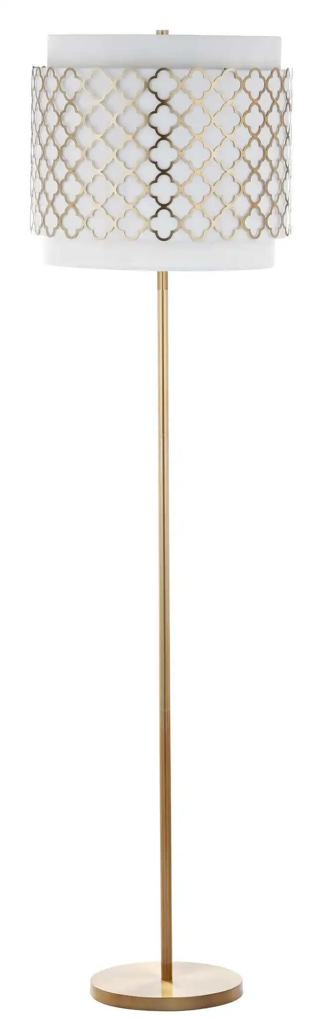 Priscilla Floor Lamp in Gold, detail view