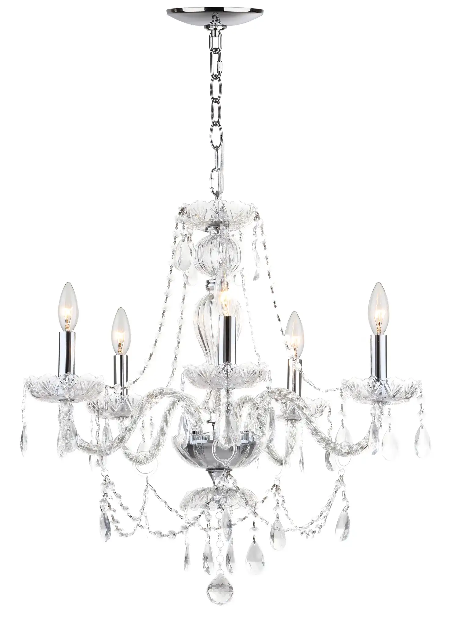 Jingle Chandelier in Clear