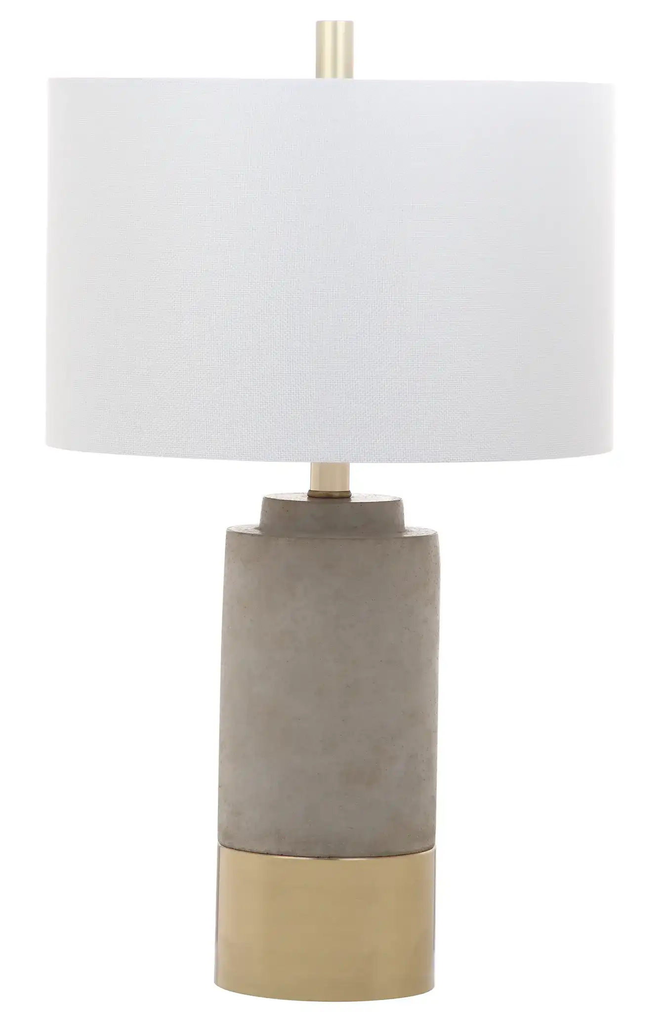 Brown Table Lamp (Set Of 2) in Gray / Gold, detail view