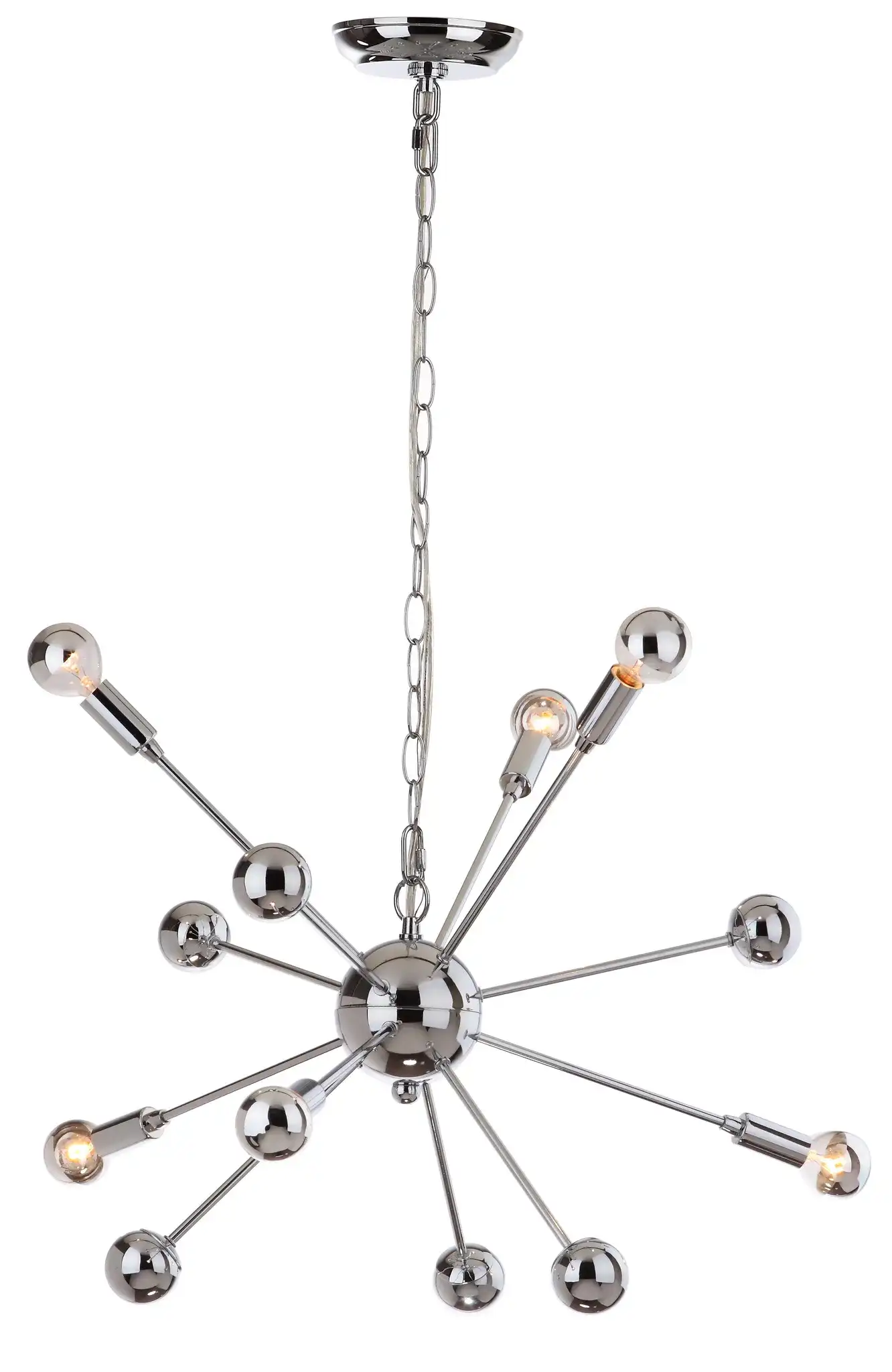 Matrix Sputnik Pendant Lamp in Chrome