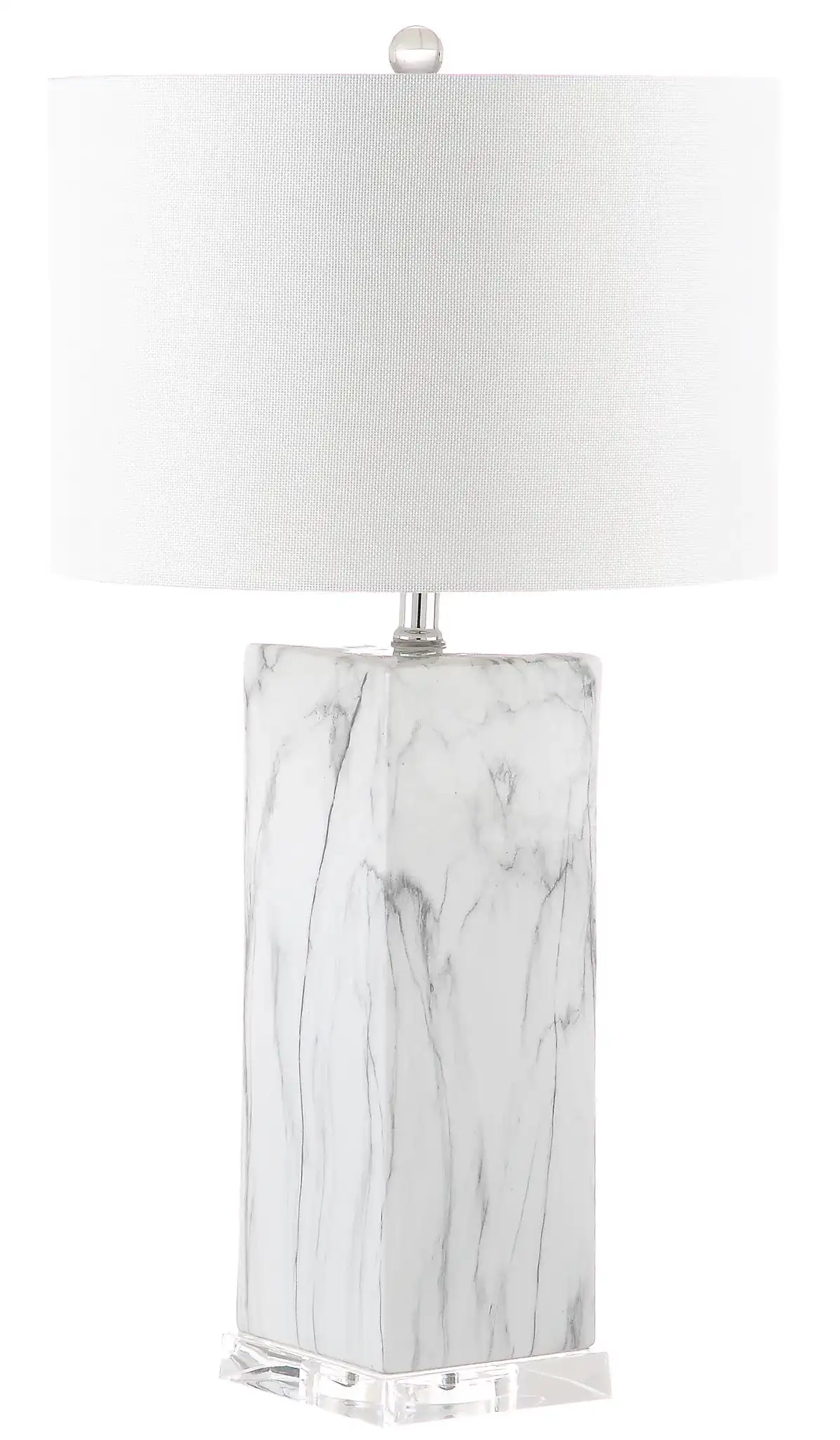 Olympia Table Lamp (Set Of 2) in Black / White, detail view