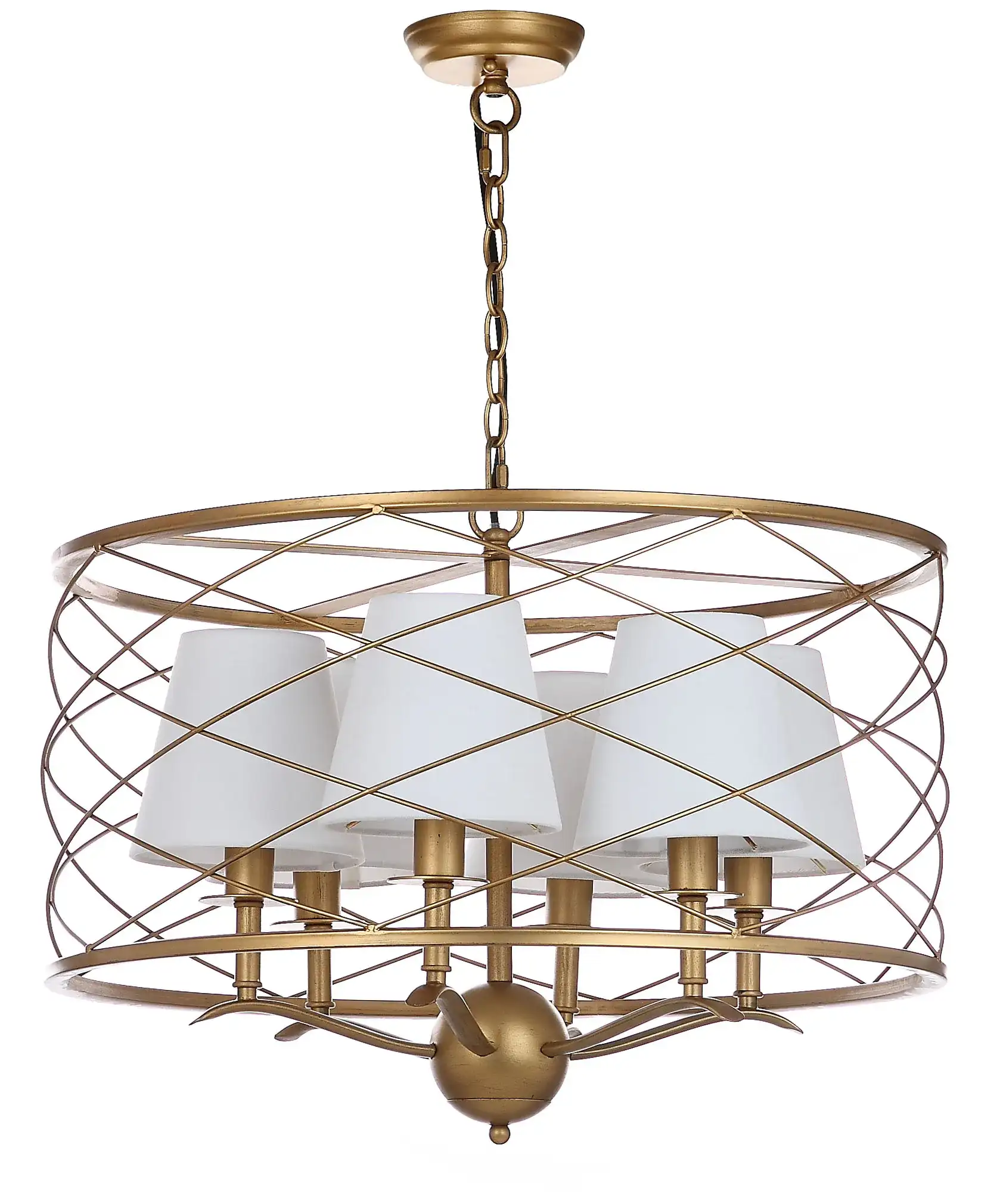 Thea Pendant Lamp in Gold, detail view