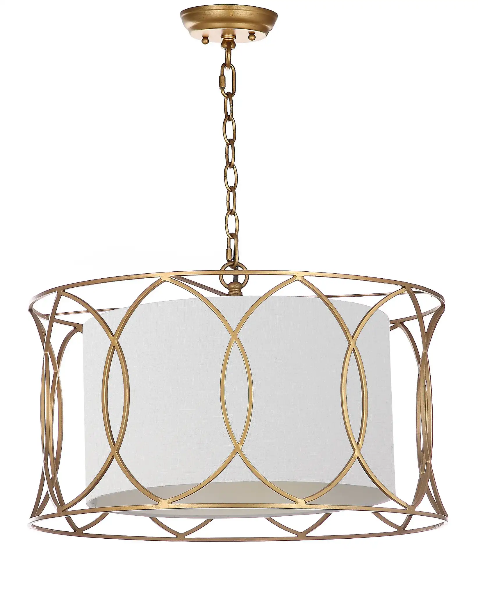Silas Pendant Lamp in Gold, detail view