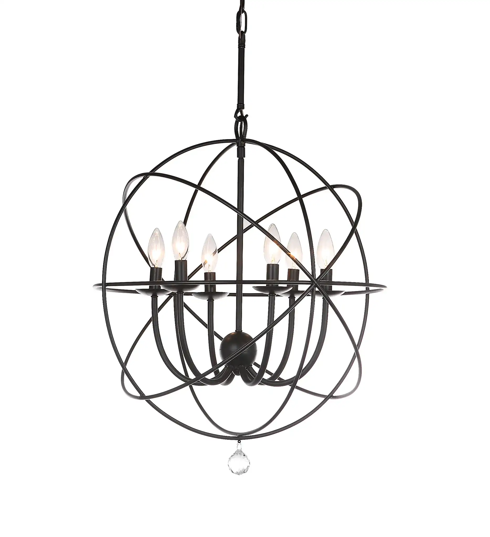 Evie Chandelier in Black