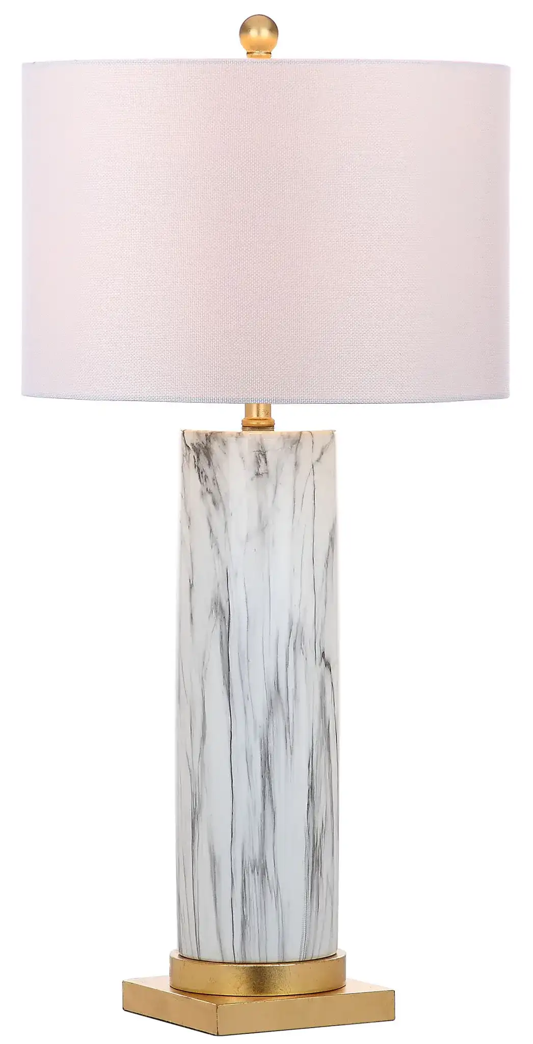 Abner Table Lamp (Set of 2) in Black / White