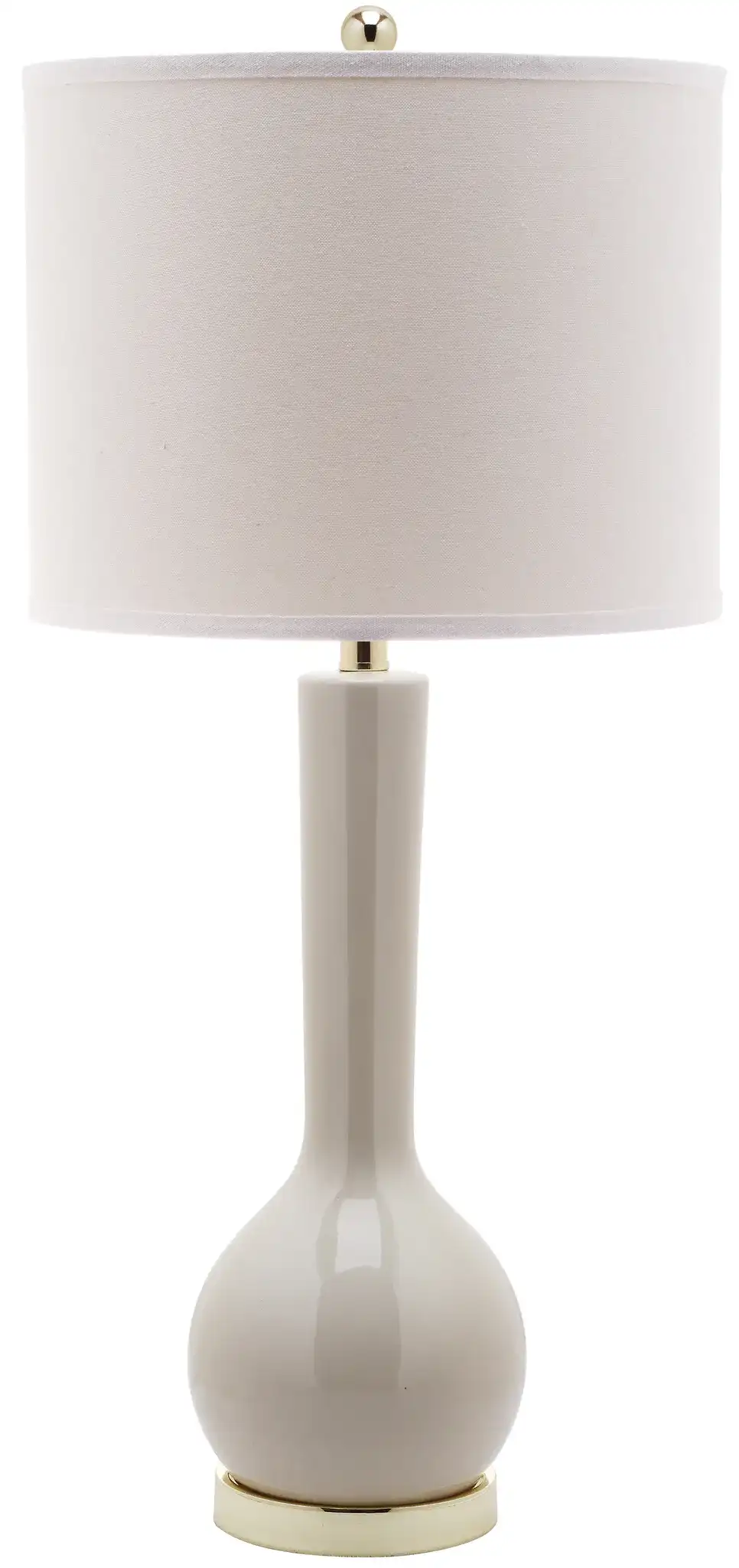 Mae Long Neck Table Lamp (Set Of 2) in Silver, detail view