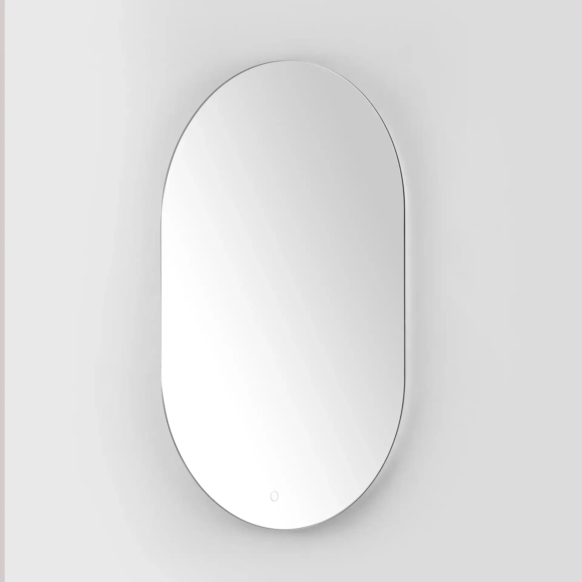 Jax 36" Led Mirror in White, detail view