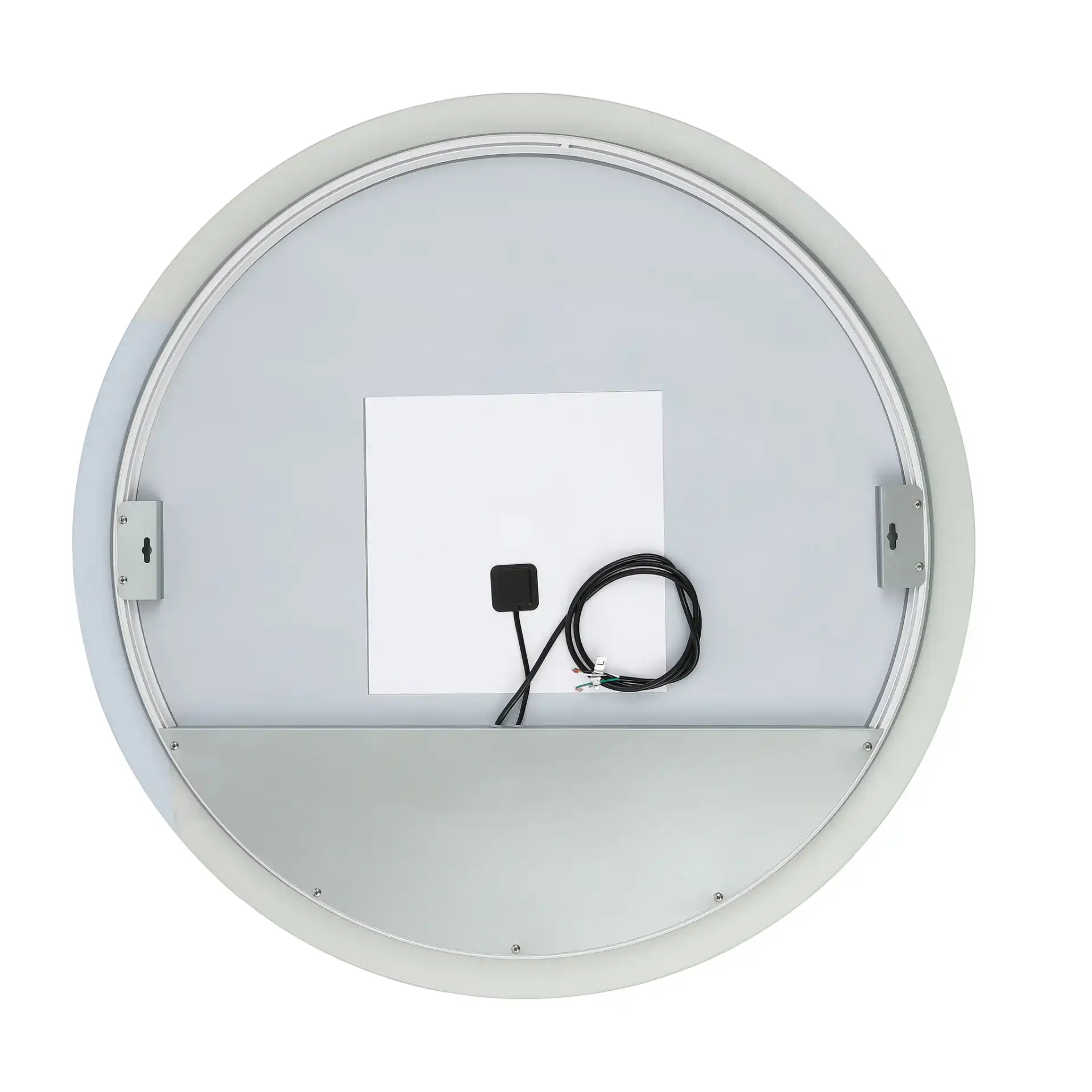 Whit 36" Led Mirror in Silver / White